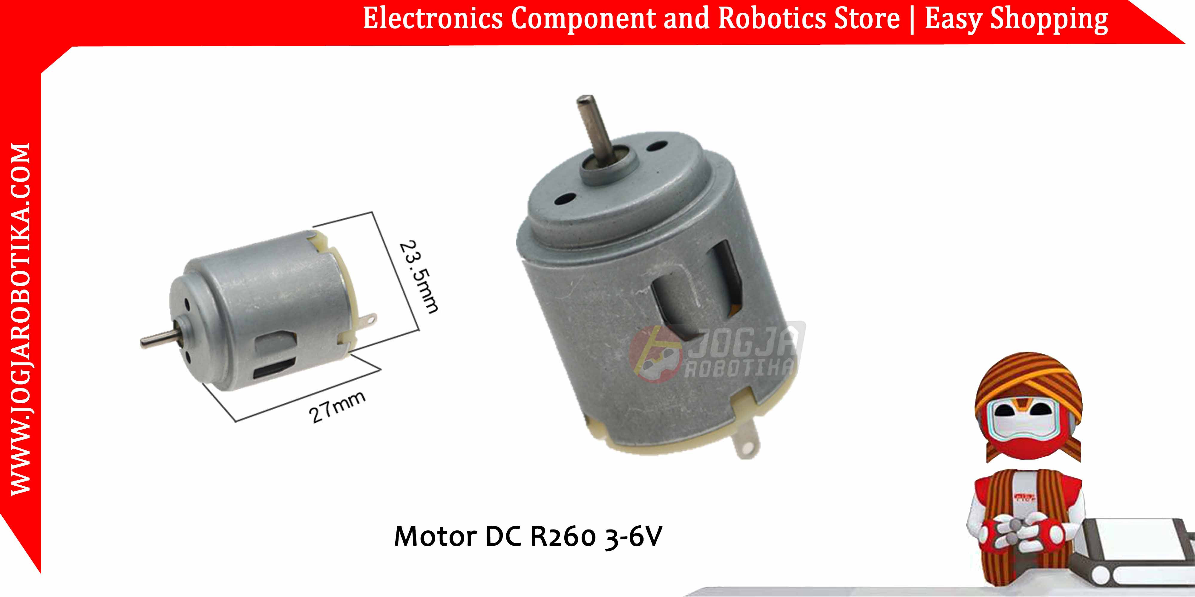 Motor DC R260 3-6V