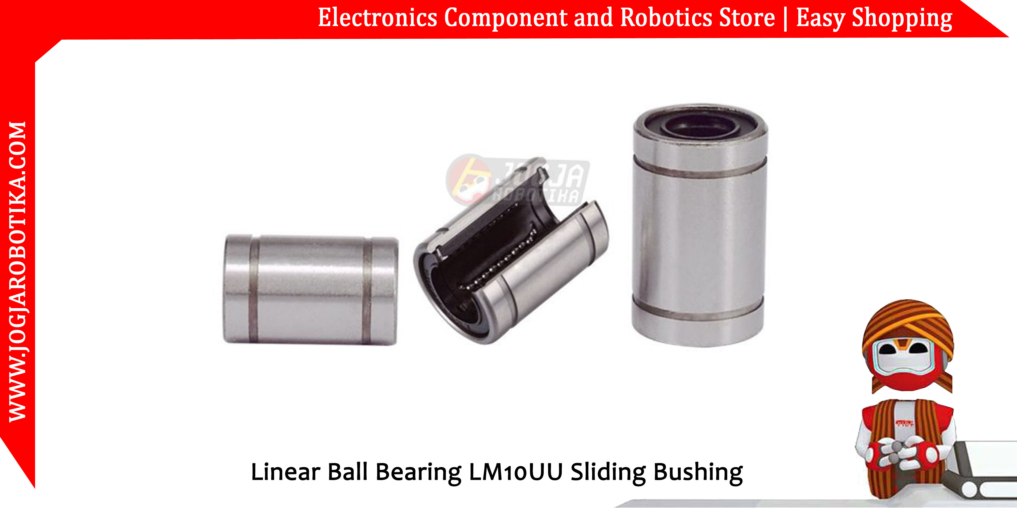 Linear Ball Bearing LM10UU Sliding Bushing