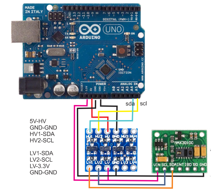 MAX30100 Pulse Oximeter Heart-Rate Sensor Module