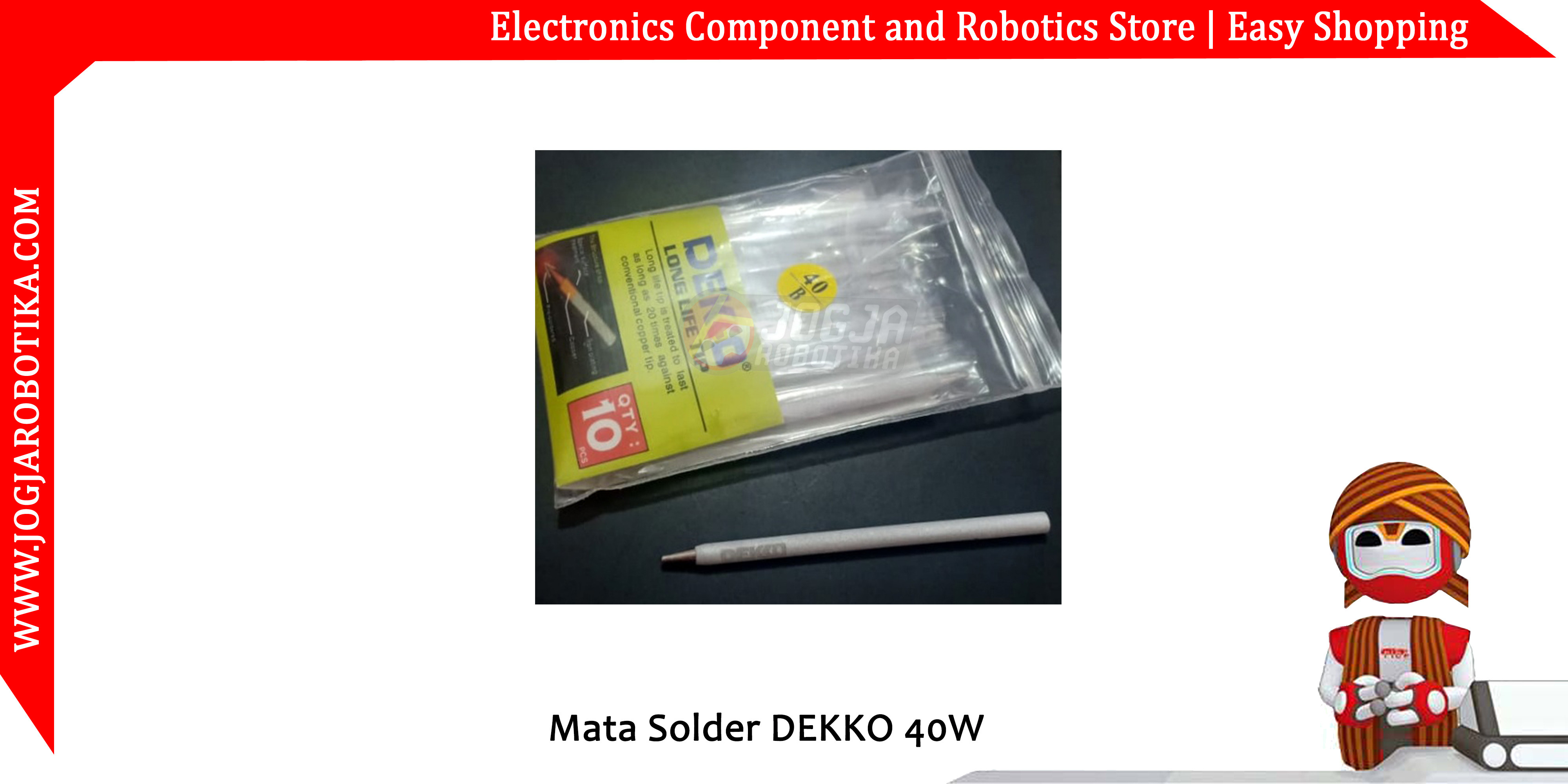 Mata Solder DEKKO 40W - Tumpul