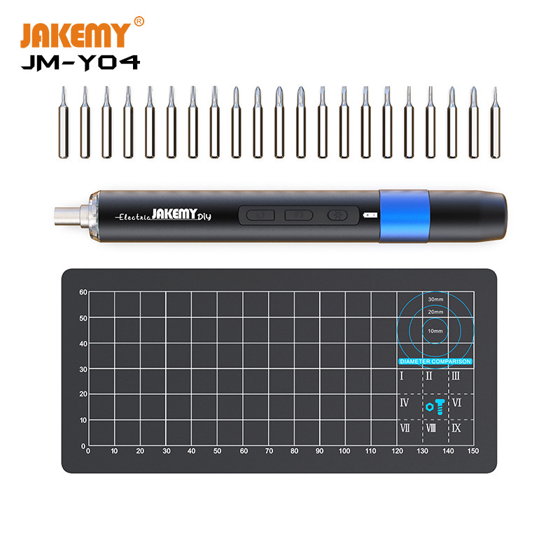 Jakemy JM-Y04 21 in 1 Obeng Listrik Dynamic Precision Screwdriver
