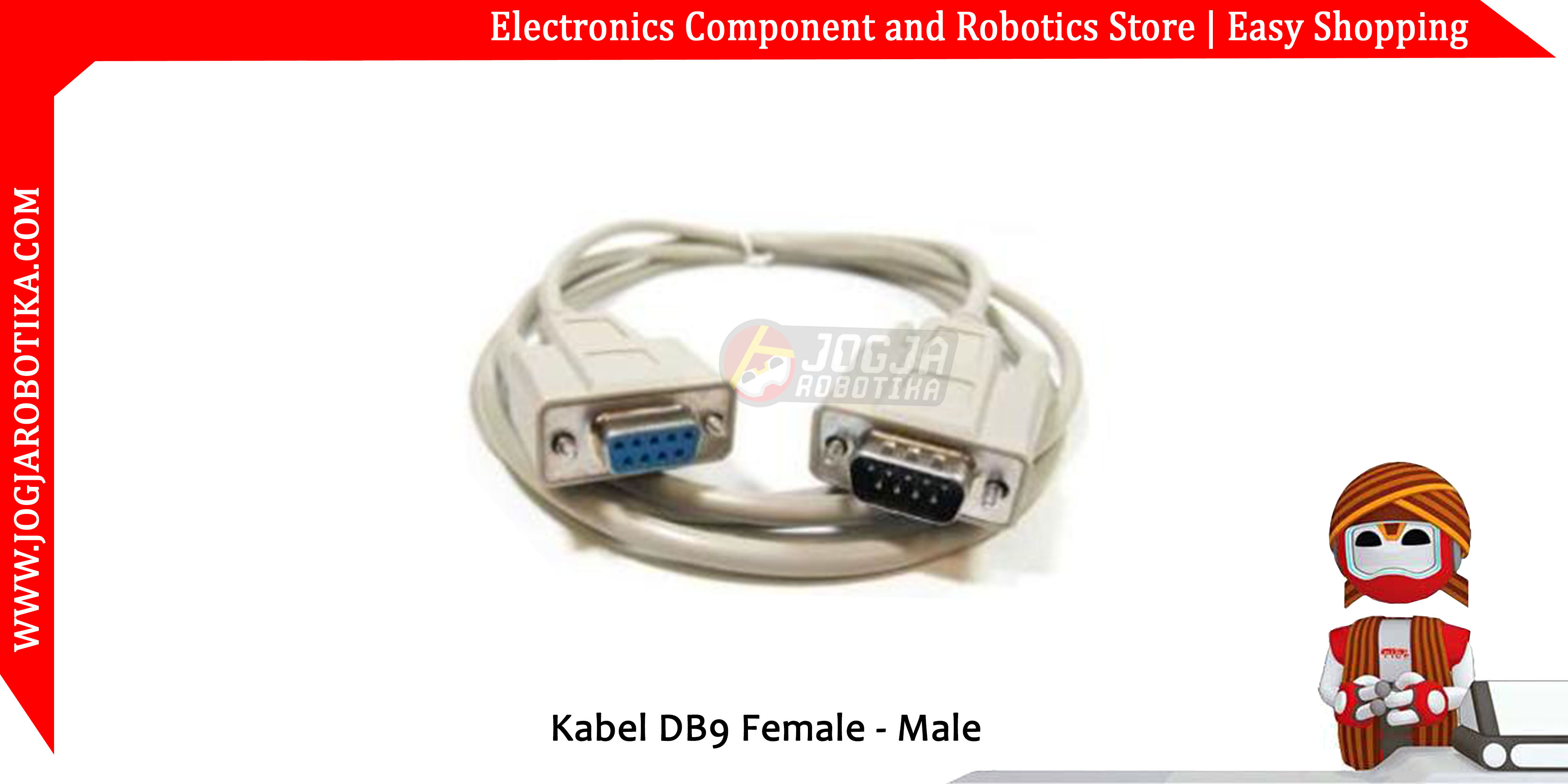Kabel DB9 Female - Male