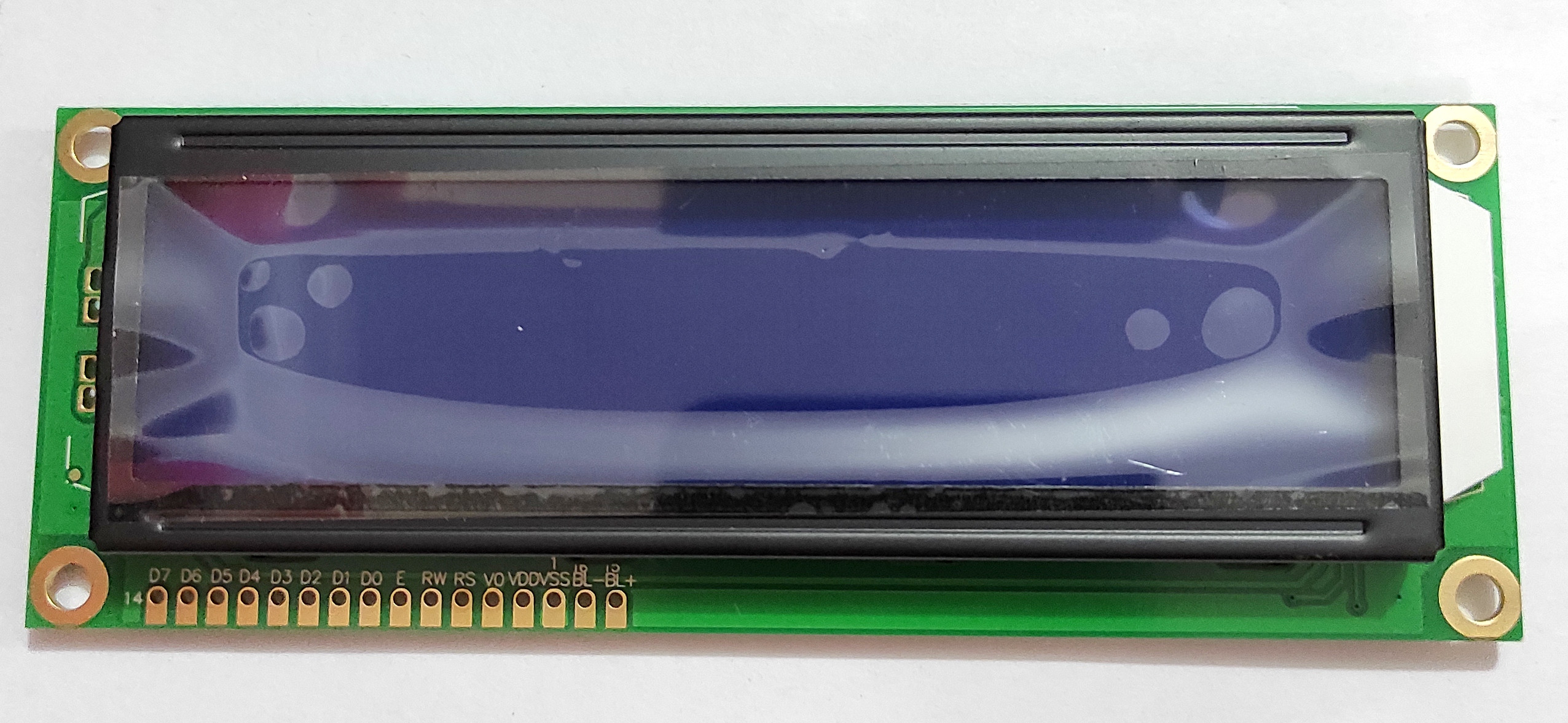LCM1602B LCD 122x44mm 16x2 LCD Green BG Black Character