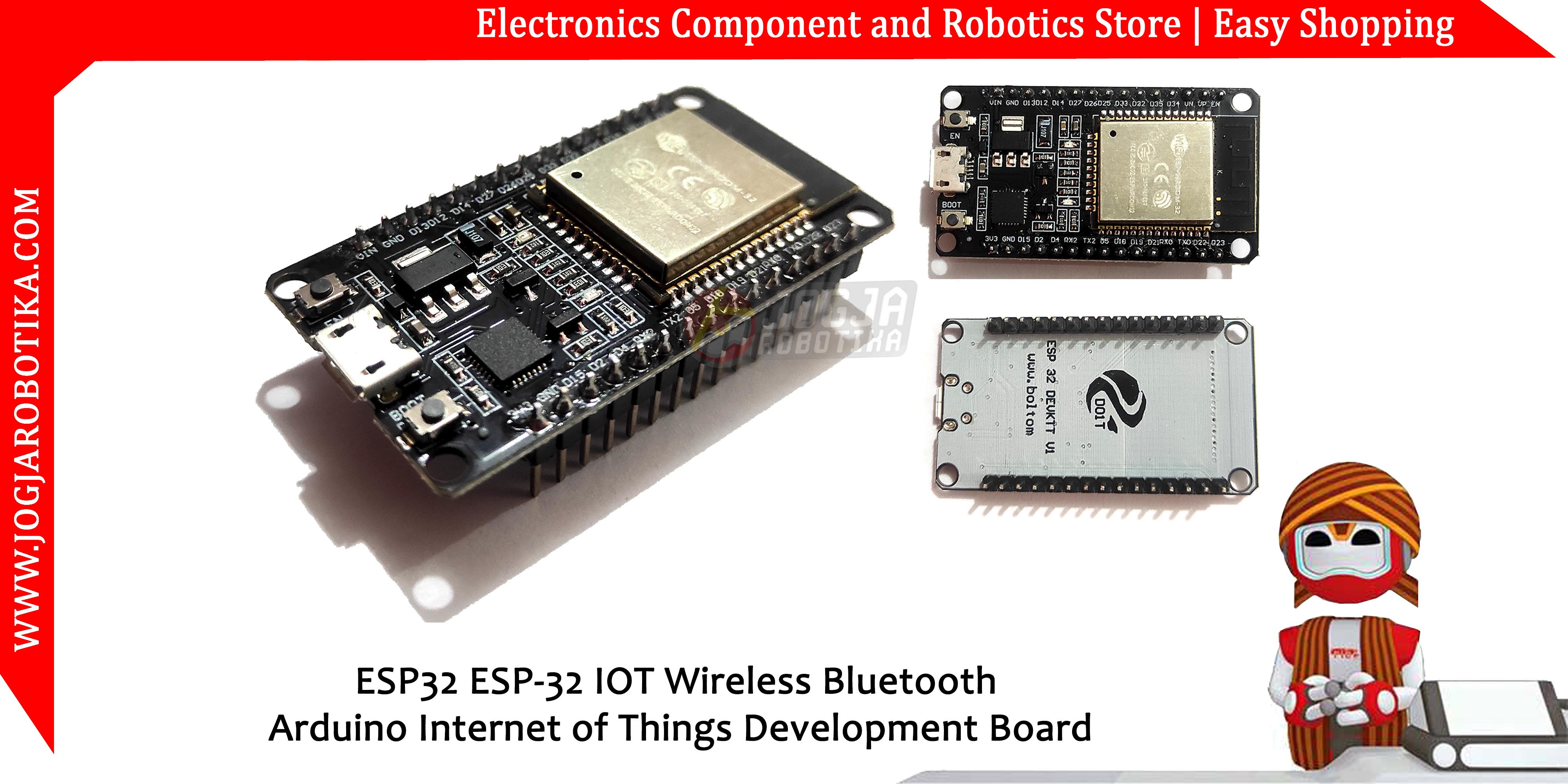 ESP32 ESP-32 IOT Wireless Bluetooth Arduino Internet of Things Development Board