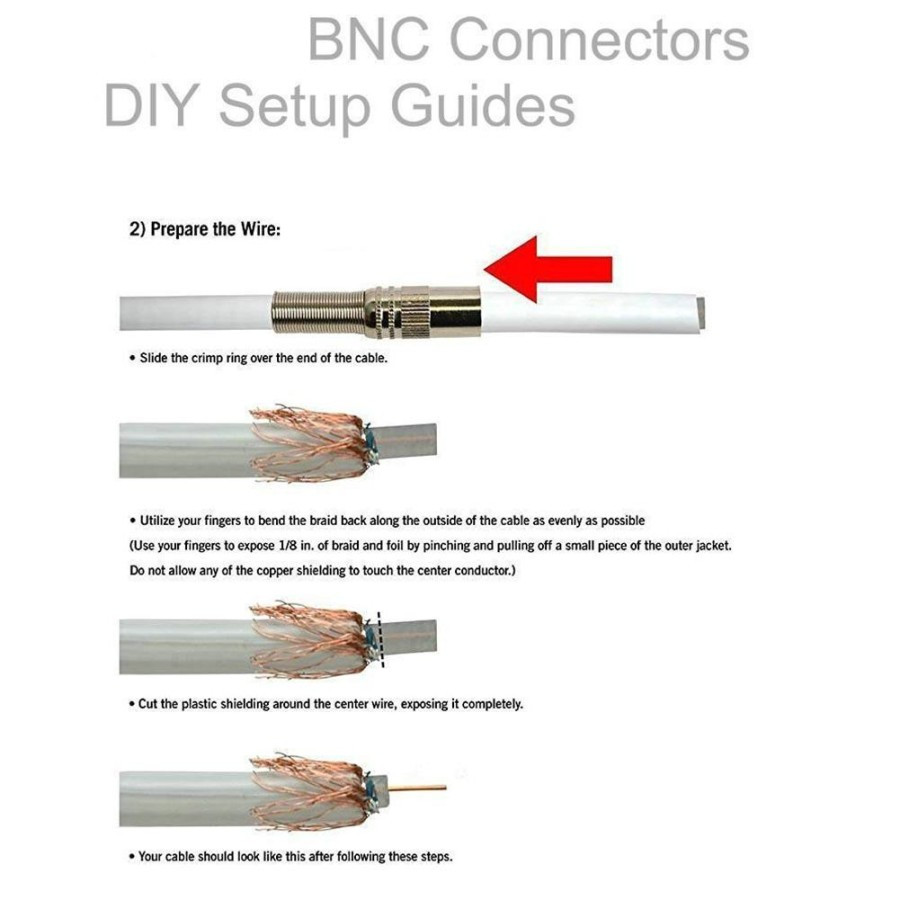 BNC Connector Q9 Konektor CCTV