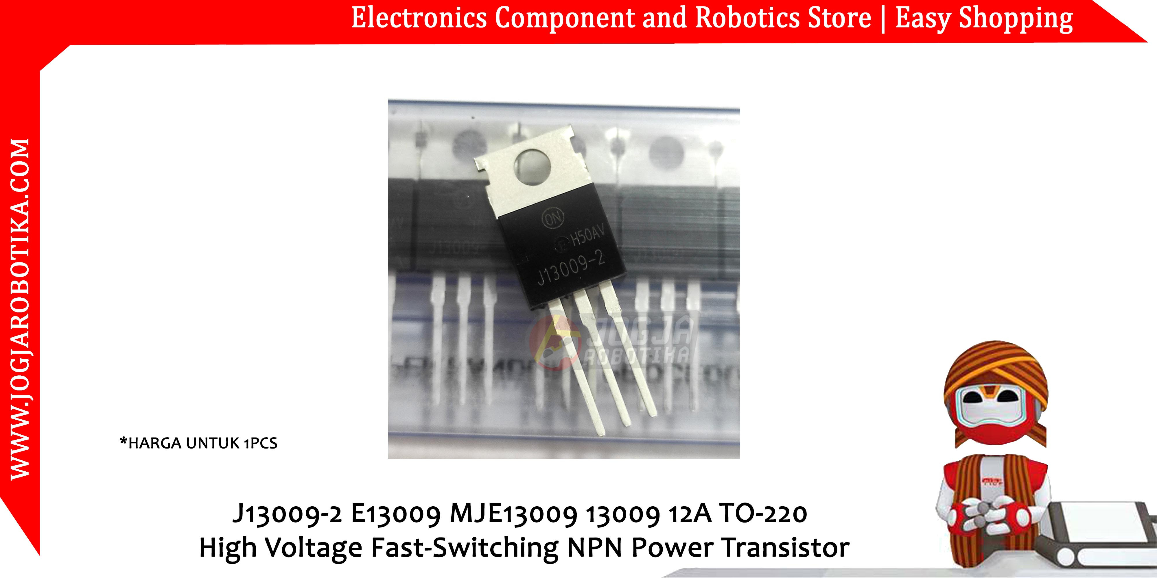 J13009-2 E13009 MJE13009 13009 12A TO-220 High Voltage Fast-Switching NPN Power Transistor Original