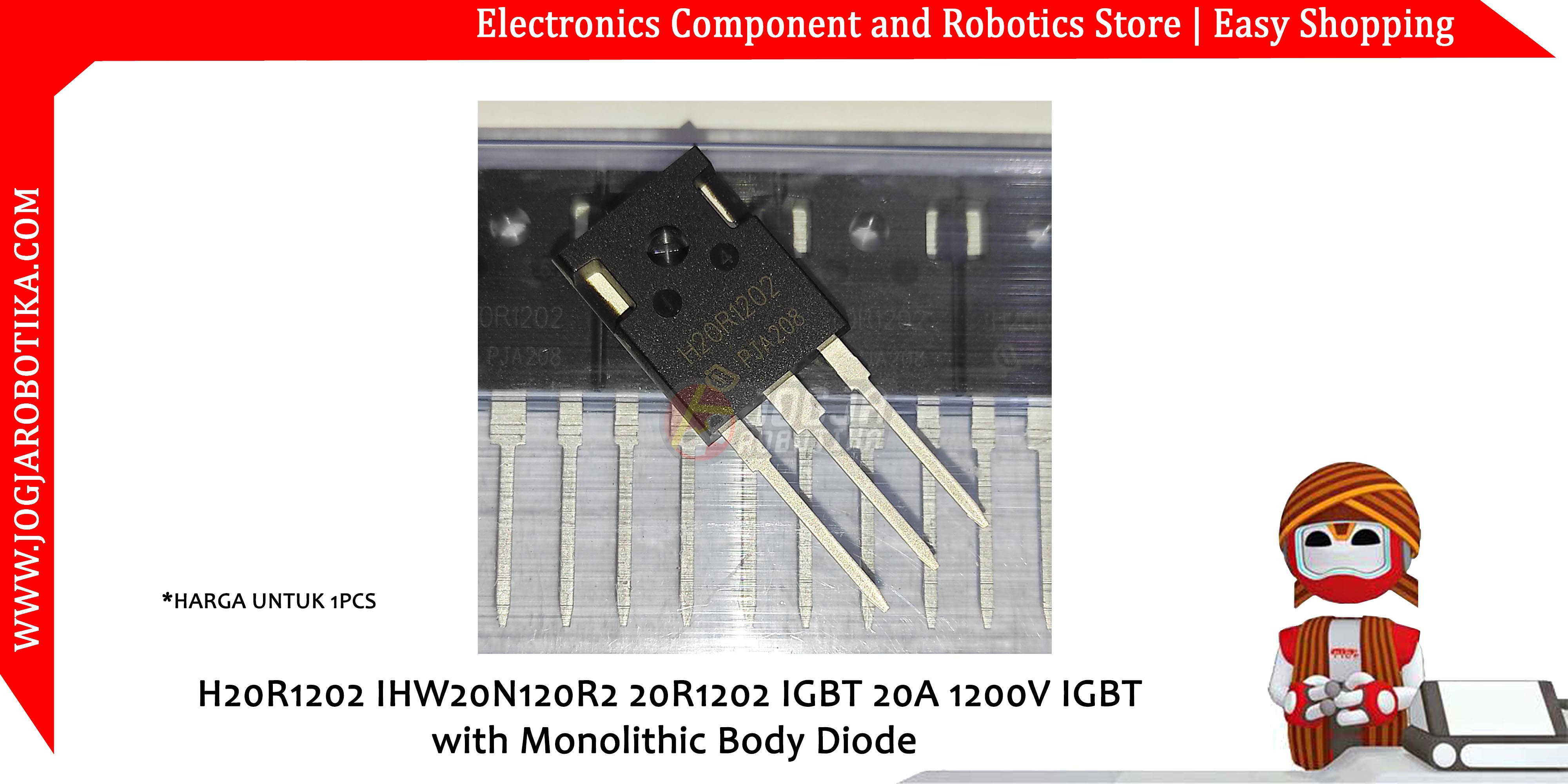 H20R1202 IHW20N120R2 20R1202 IGBT 20A 1200V IGBT with Monolithic Body Diode