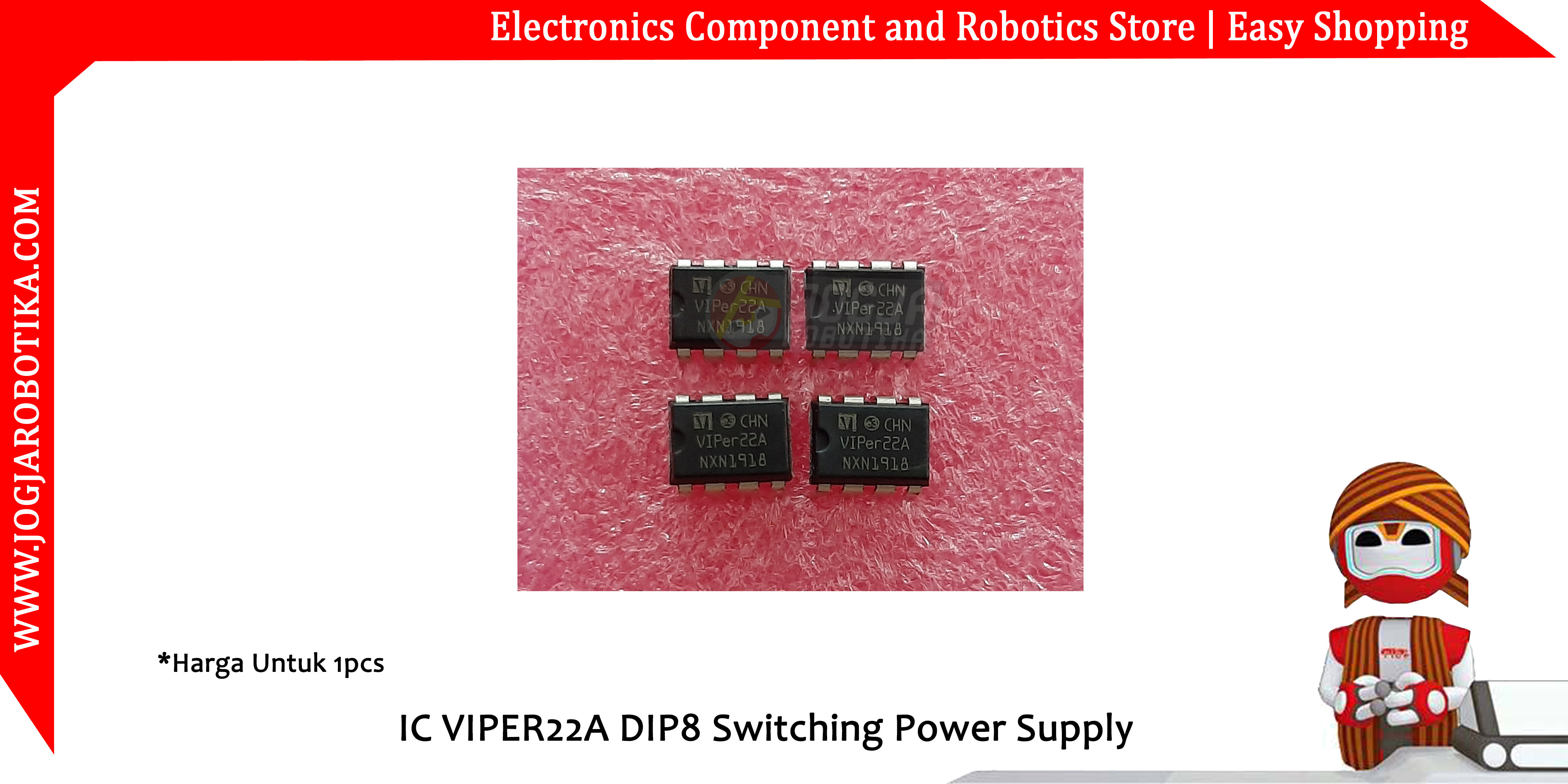 IC VIPER22A DIP8 Switching Power Supply