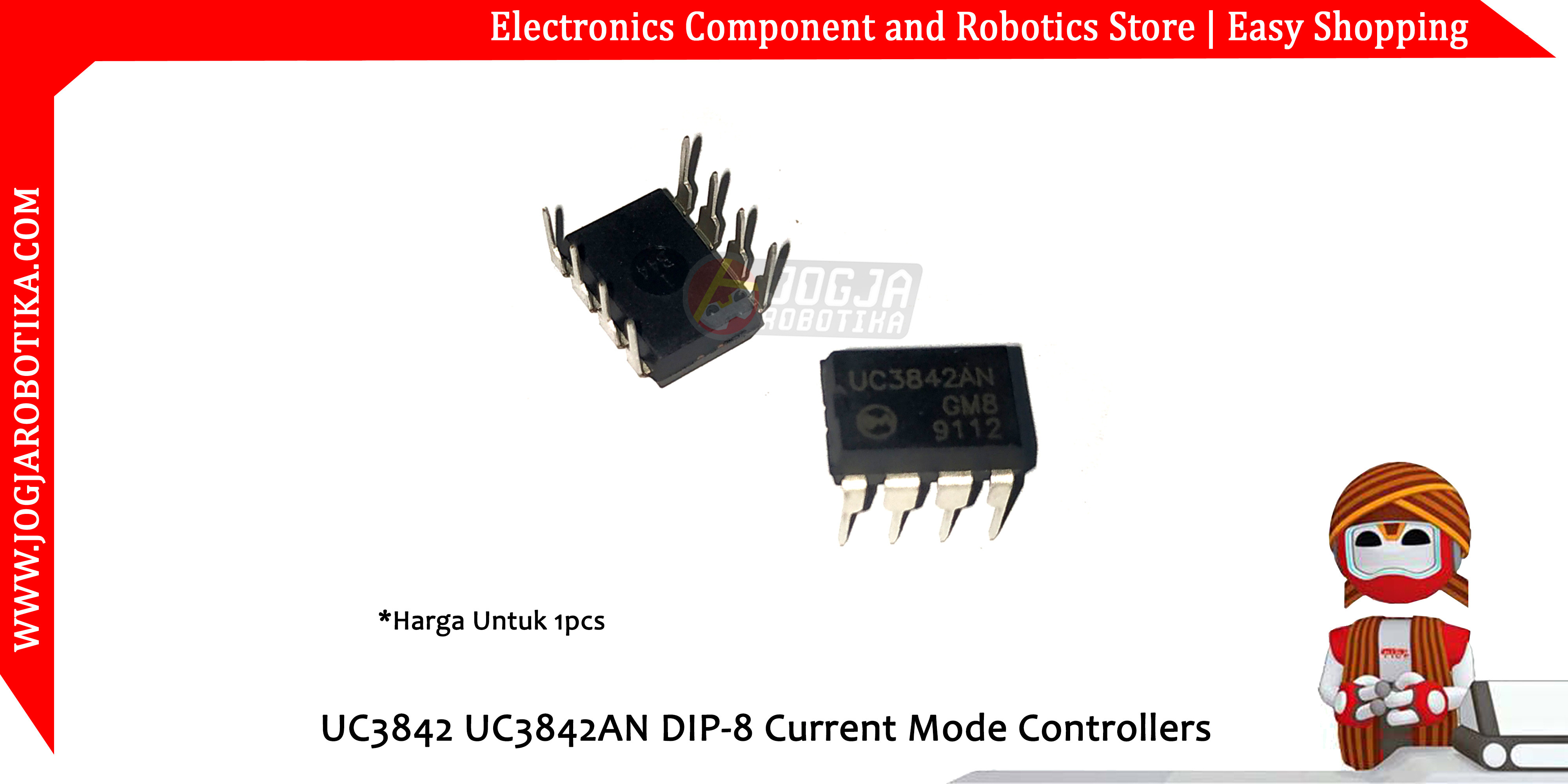 UC3842 UC3842AN DIP-8 Current Mode Controllers