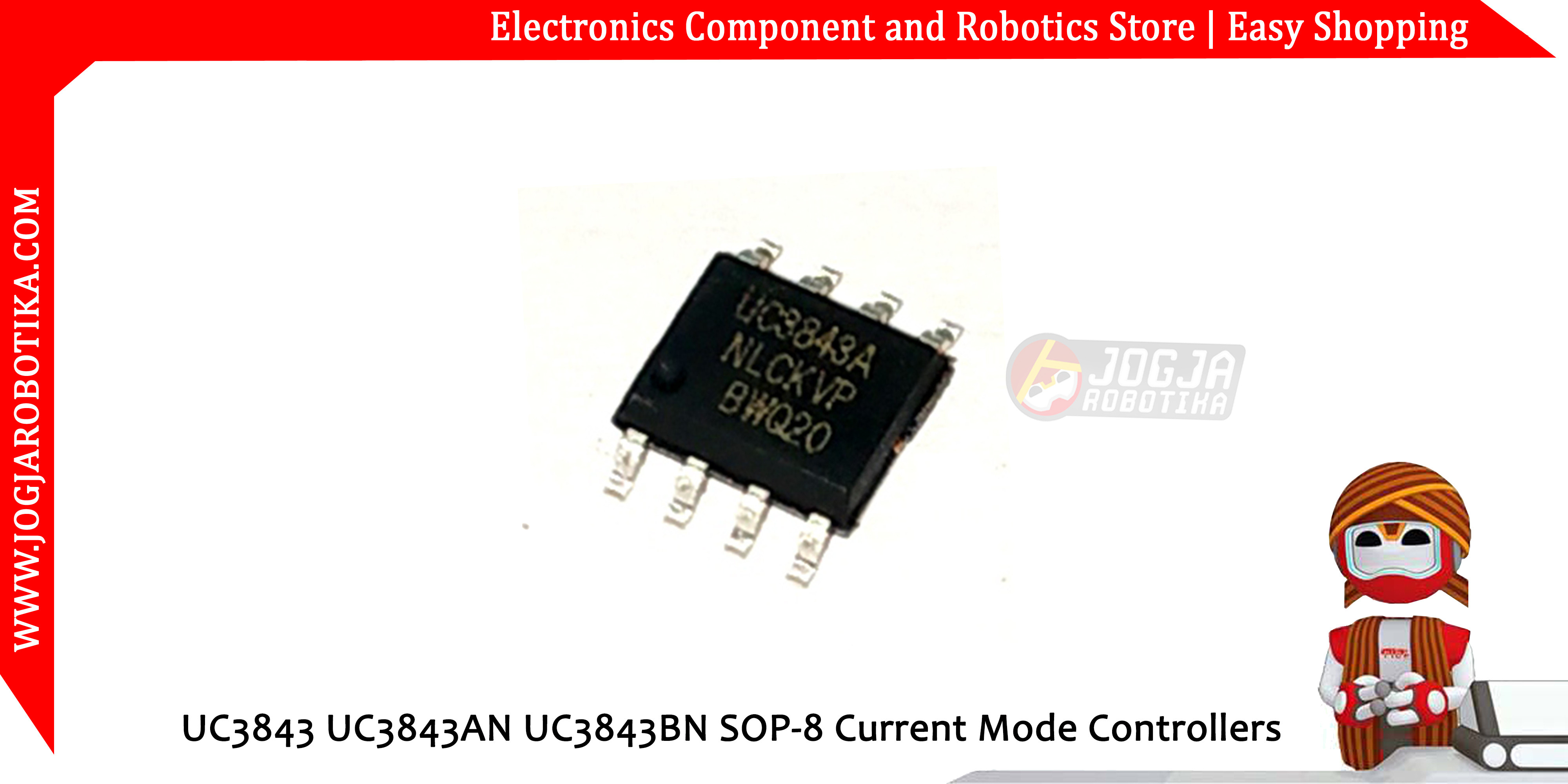 UC3843 UC3843AN UC3843BN SOP-8 Current Mode Controllers