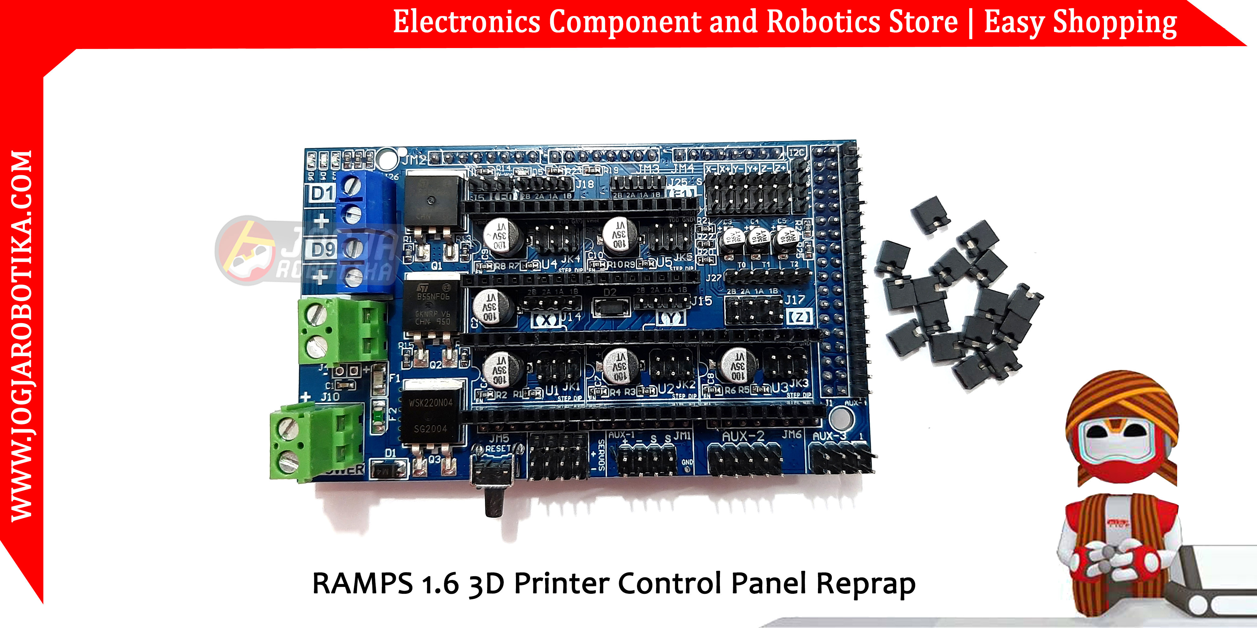 RAMPS 1.6 3D Printer Control Panel Reprap
