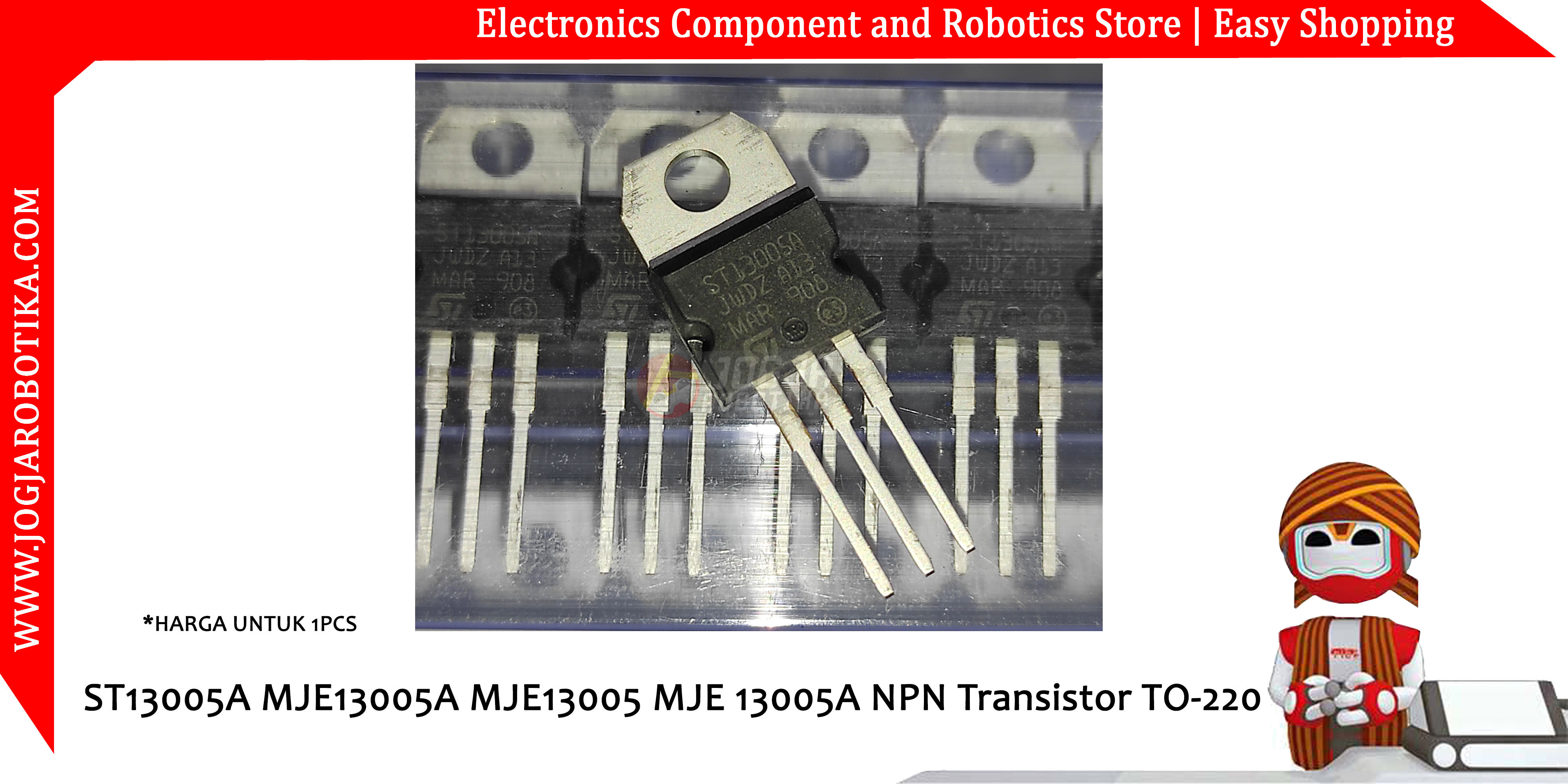 ST13005A MJE13005A MJE13005 MJE 13005A 13005 NPN Transistor TO-220
