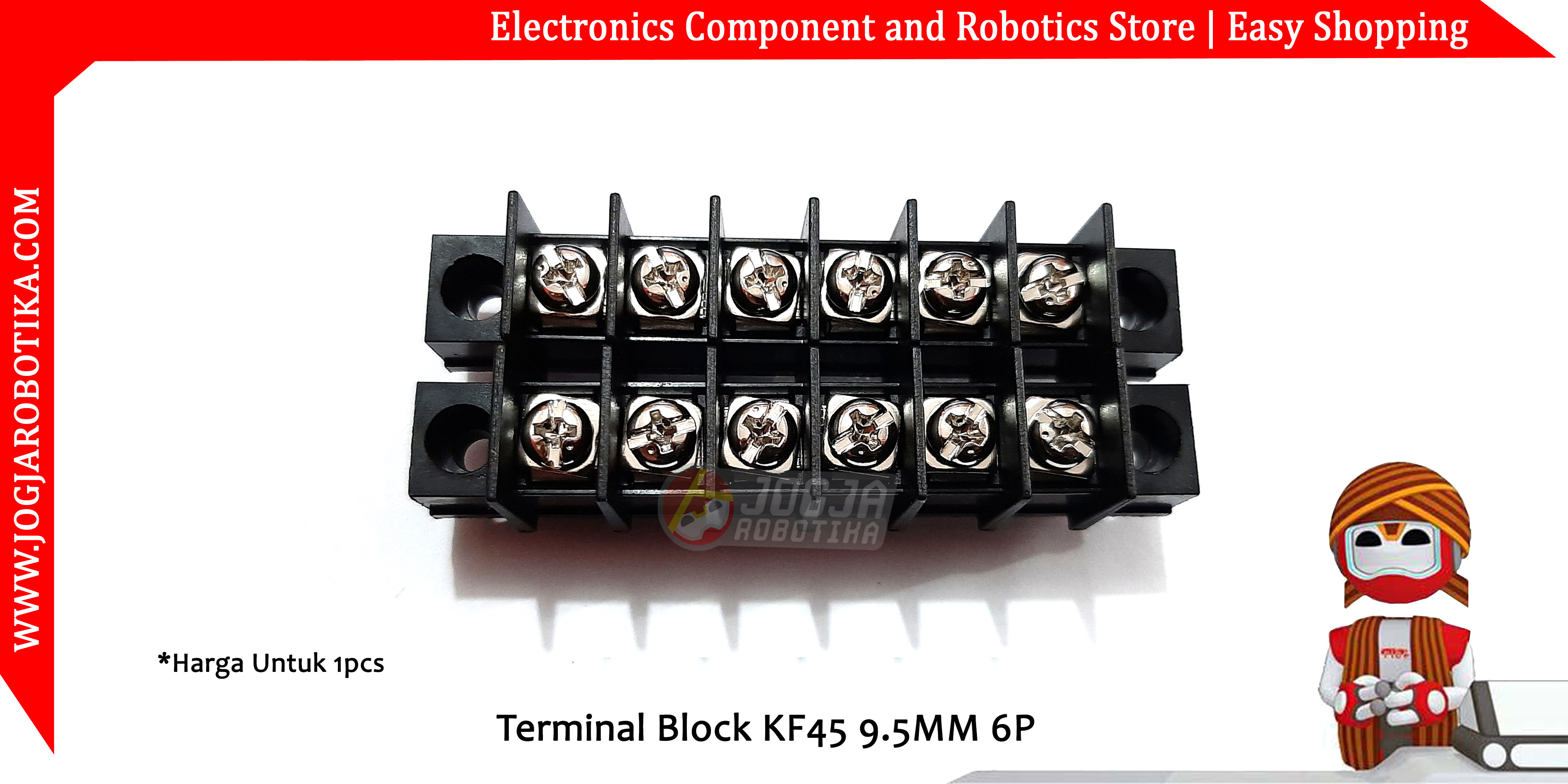 Terminal Block KF45 9.5mm 6P