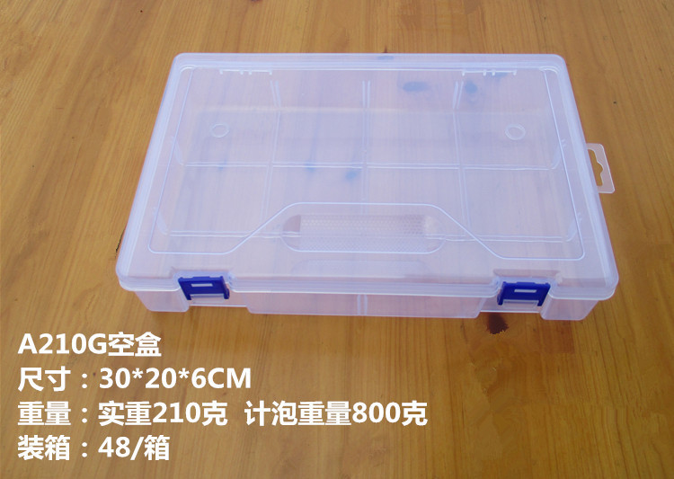 Kotak Box Storage Plastik Besar Tempat Komponen Elektronik 300x200x63mm