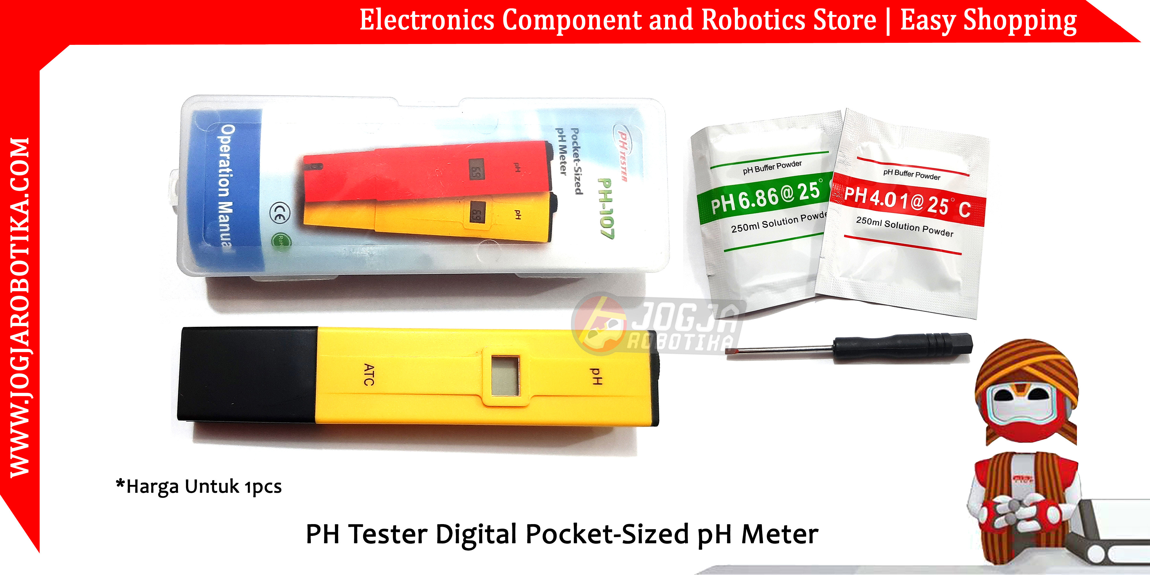 PH Tester Digital Pocket-Sized pH Meter