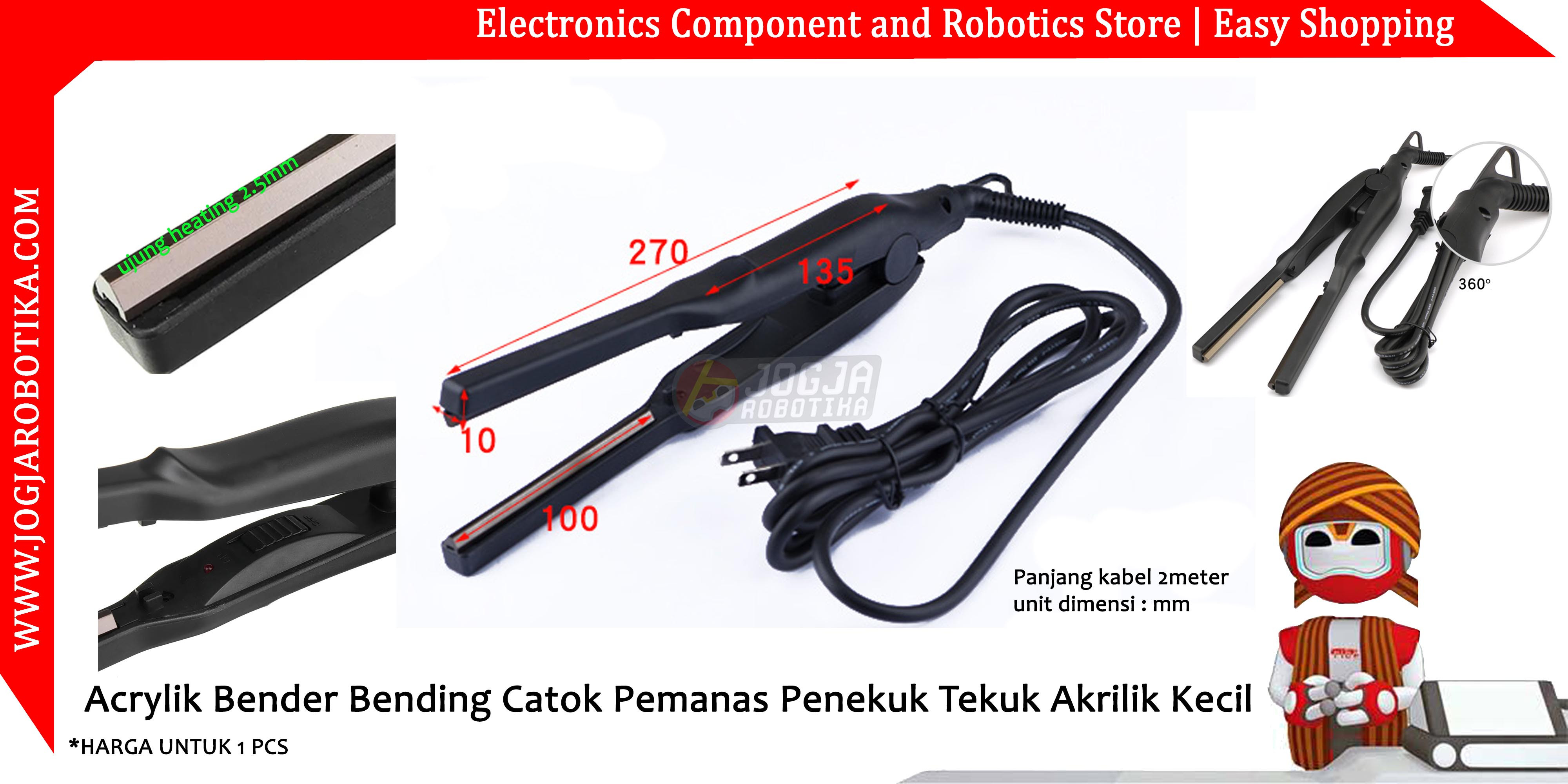 Acrylik Bender Bending Catok Pemanas Penekuk Tekuk Akrilik Kecil