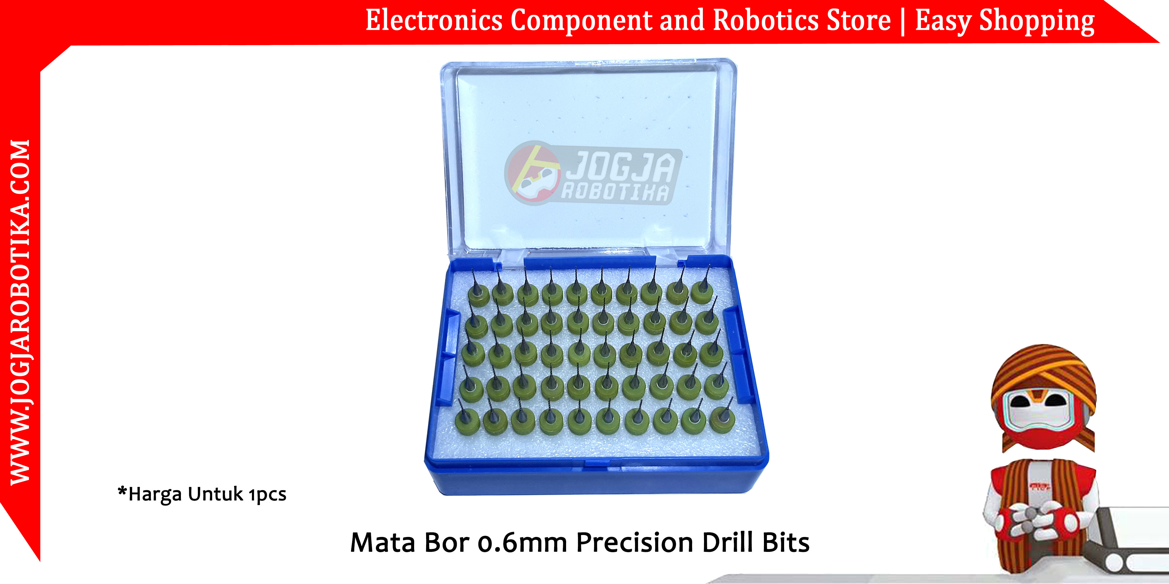 Mata Bor UNION TOOL 0.6mm Precision Drill Bits