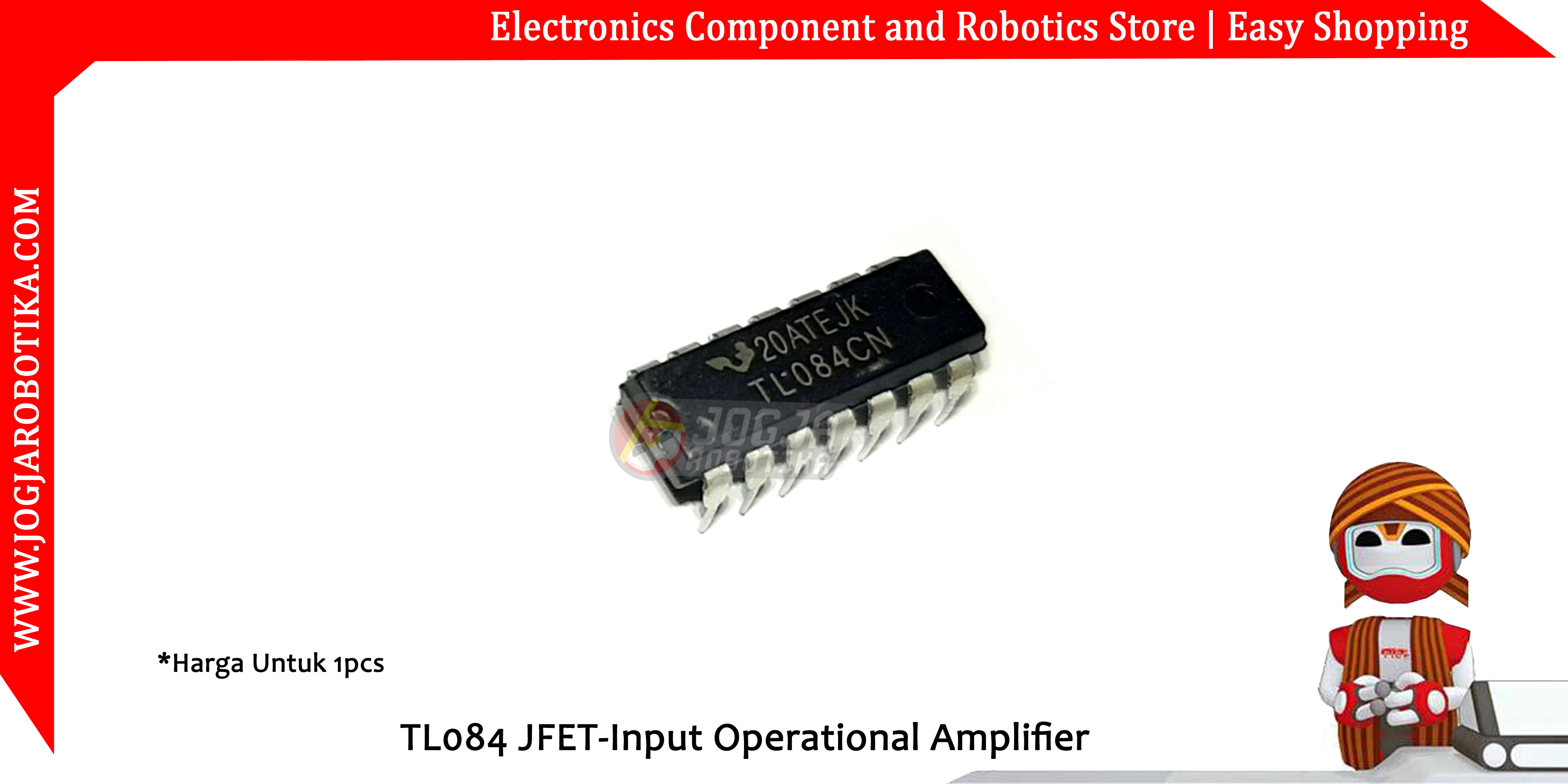 TL084 JFET-Input Operational Amplifier