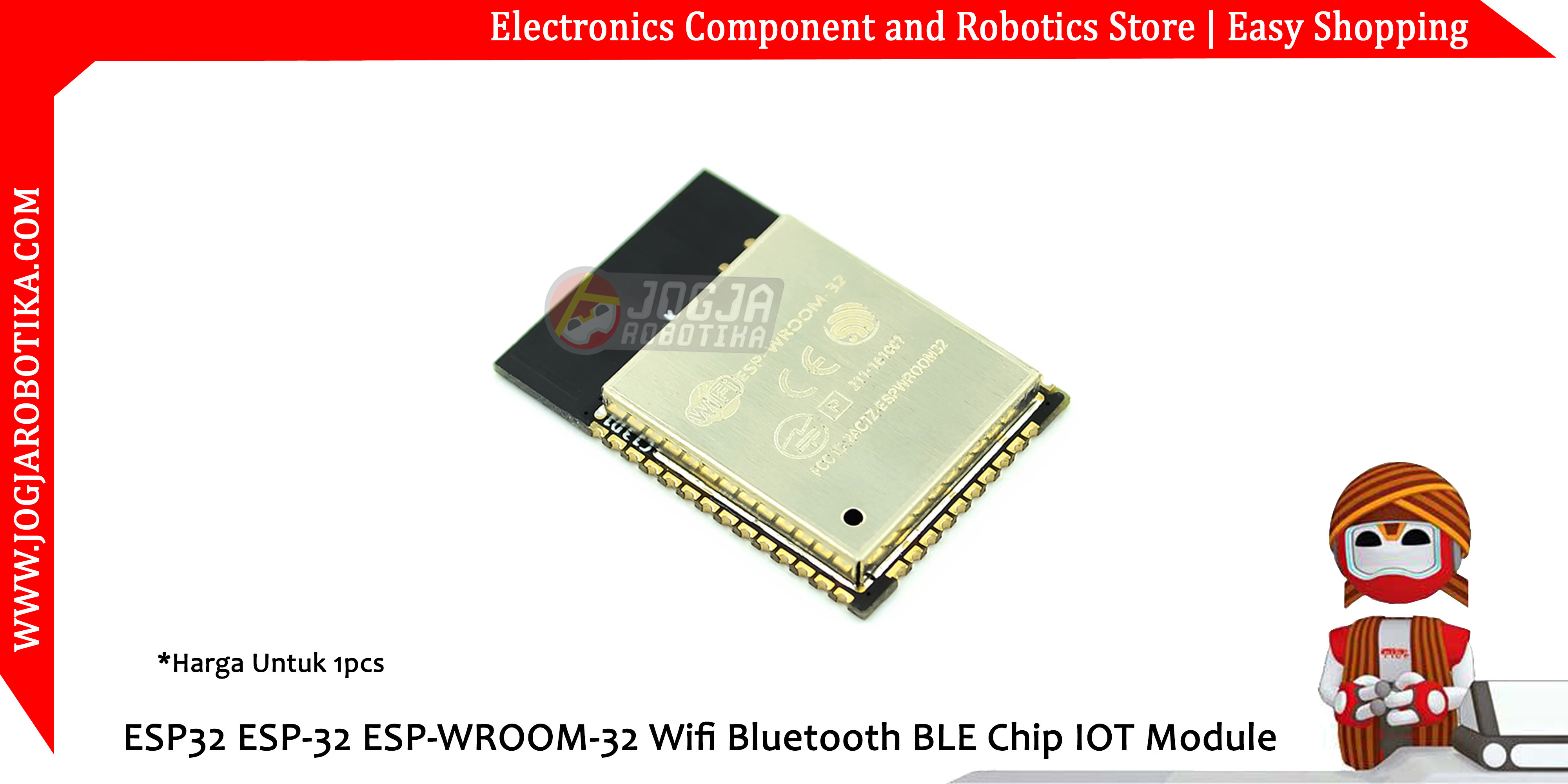 ESP32 ESP-32 ESP-WROOM-32 Wifi Bluetooth BLE Chip IOT Module