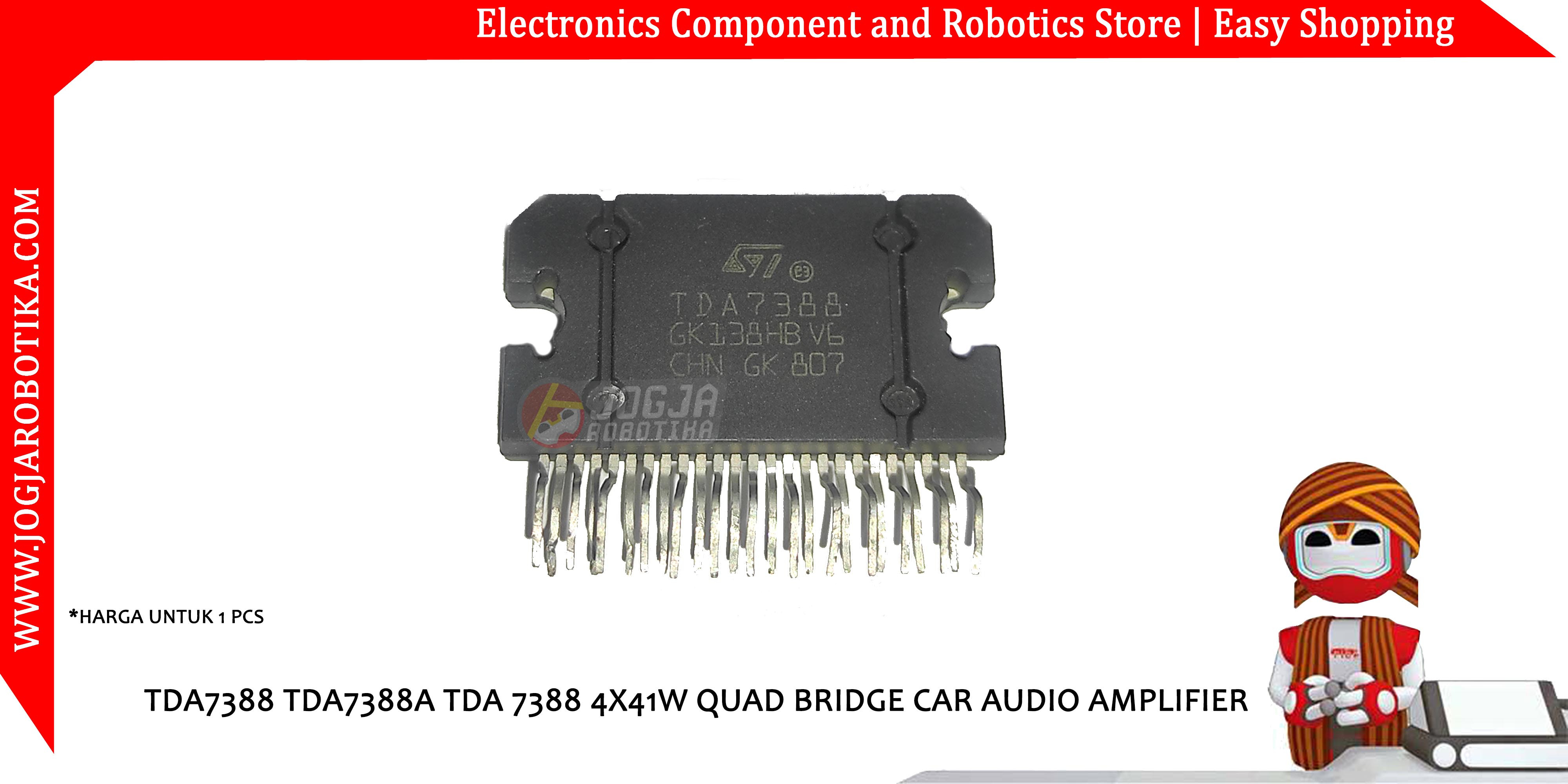 TDA7388 TDA7388A TDA 7388 4X41W QUAD BRIDGE CAR AUDIO AMPLIFIER