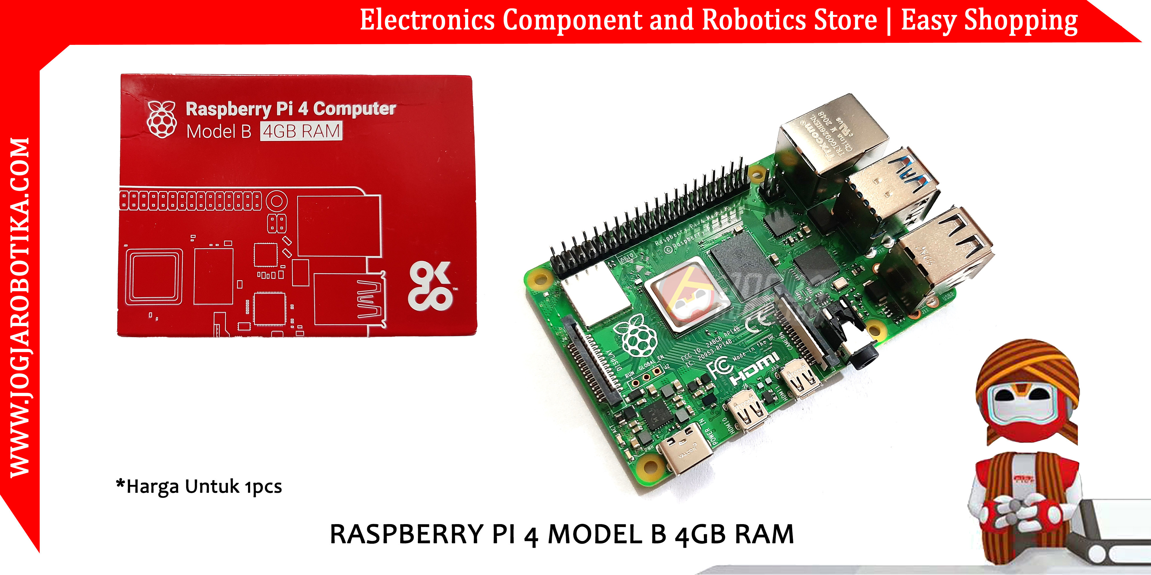 RASPBERRY PI 4 MODEL B 4GB RAM