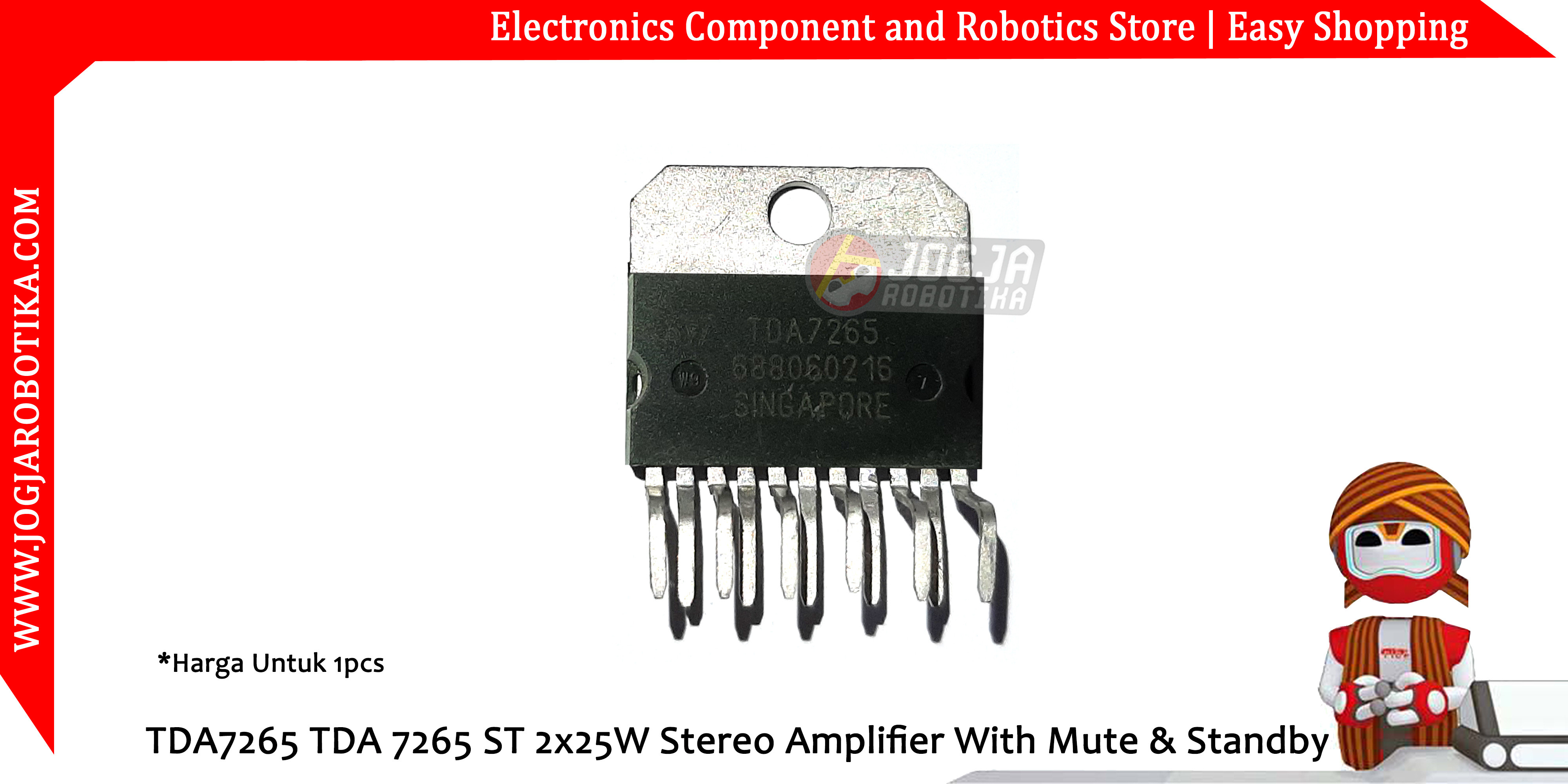TDA7265 TDA 7265 ST 2x25W Stereo Amplifier With Mute & Standby