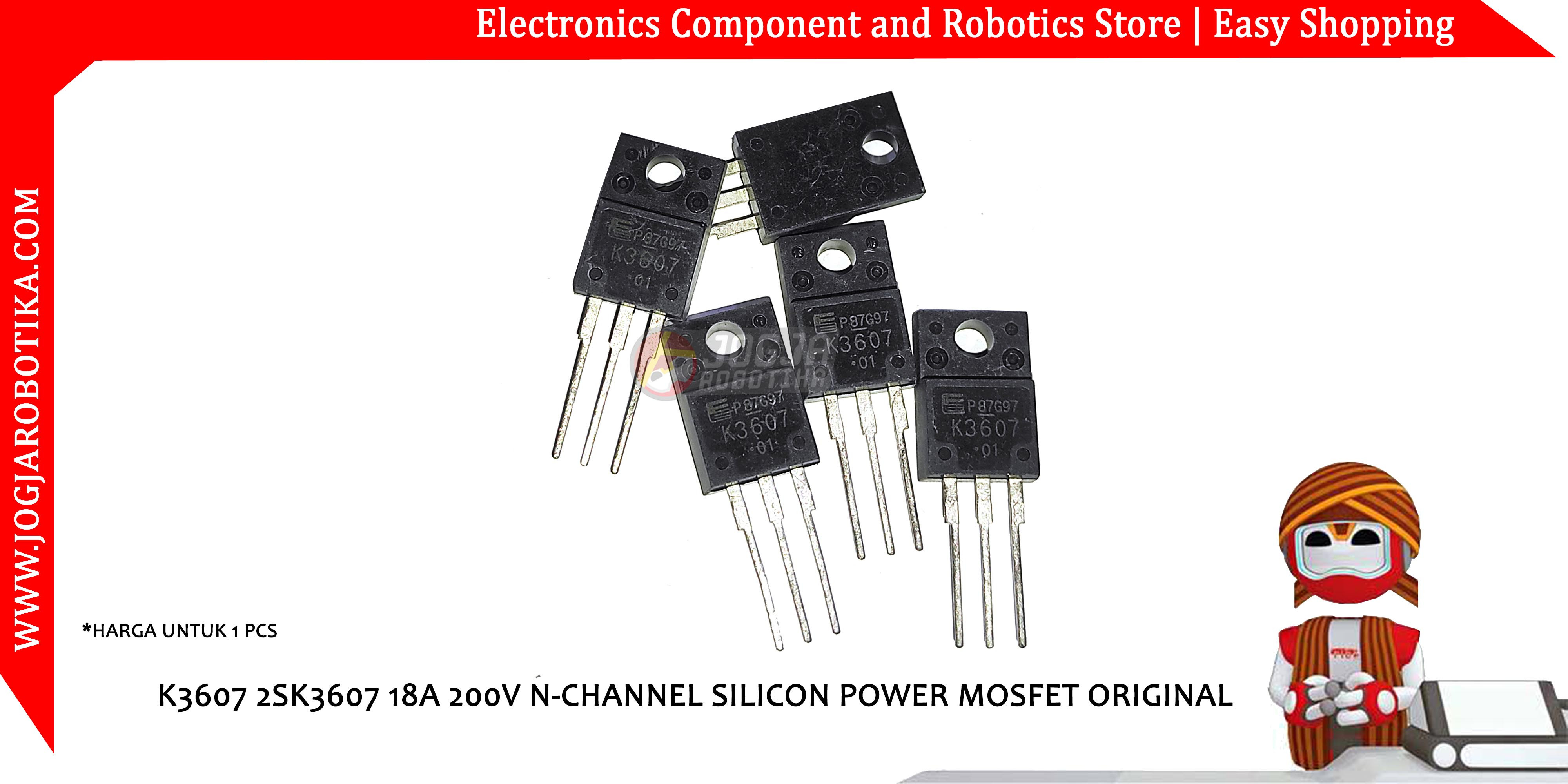 K3607 2SK3607 18A 200V N-CHANNEL SILICON POWER MOSFET ORIGINAL