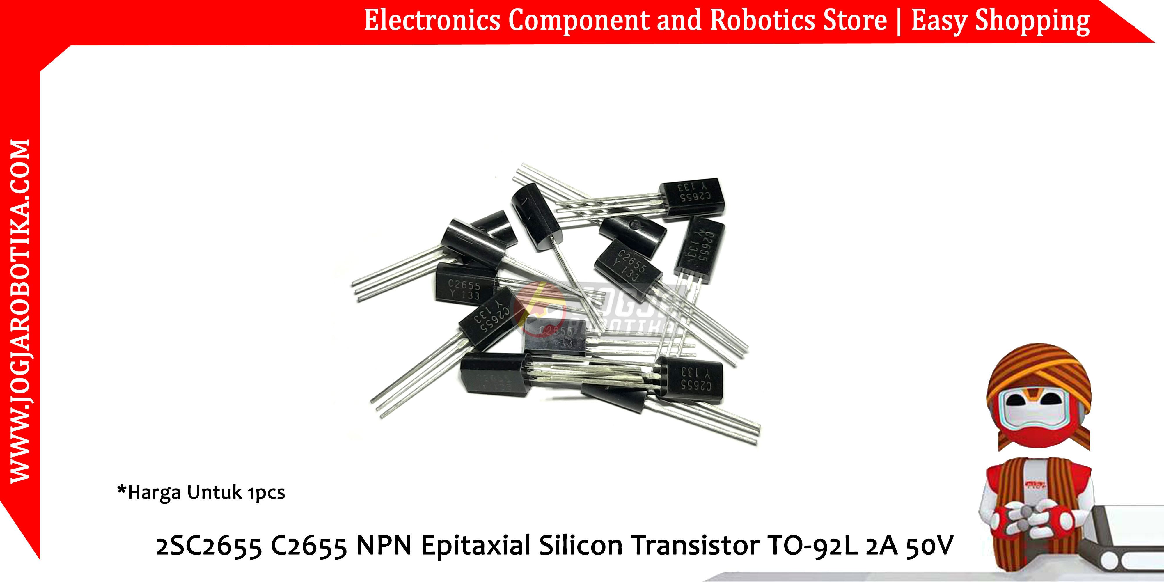 2SC2655 C2655 NPN Epitaxial Silicon Transistor TO-92L 2A 50V