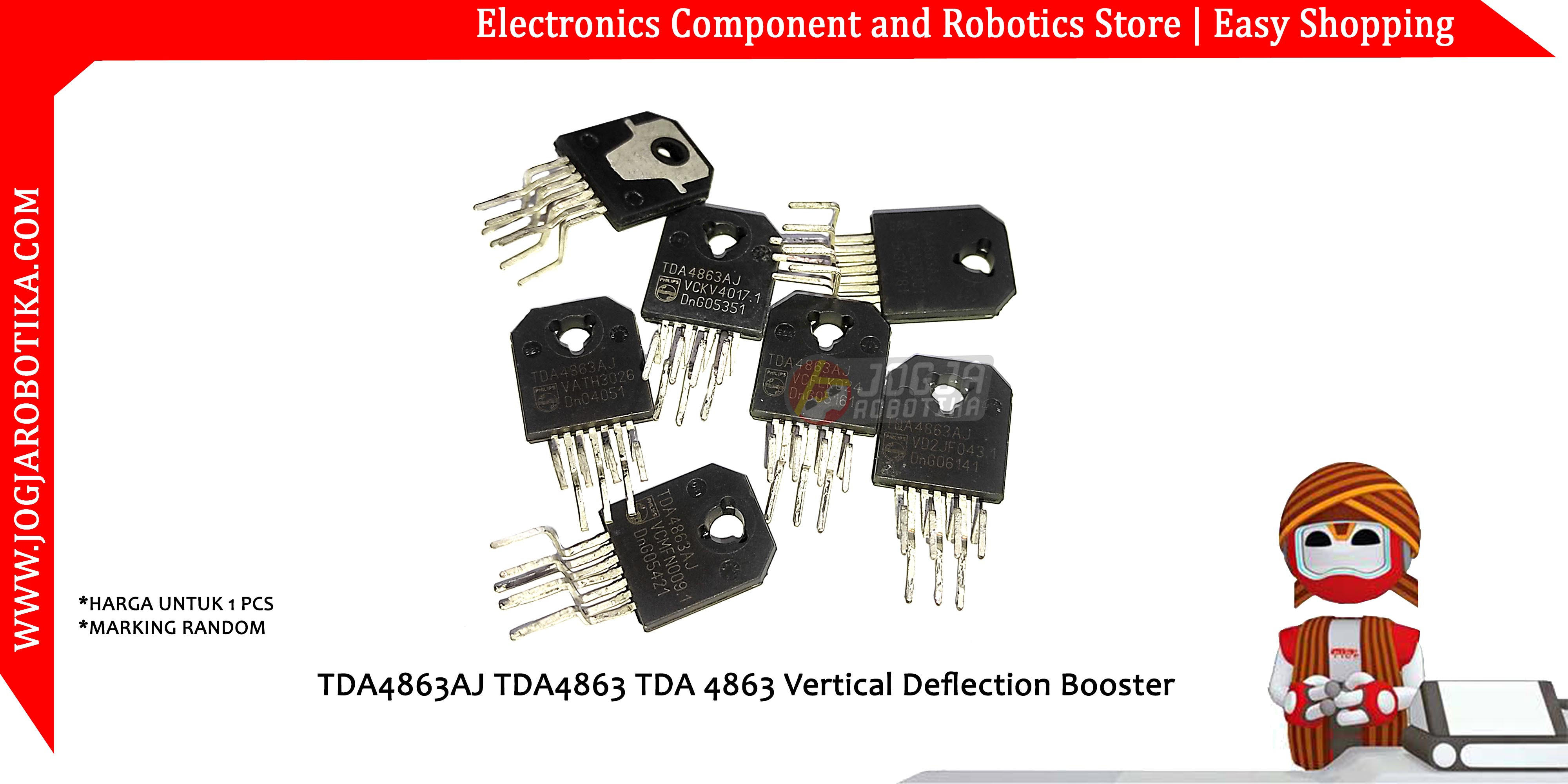 TDA4863AJ TDA4863 TDA 4863 Vertical Deflection Booster