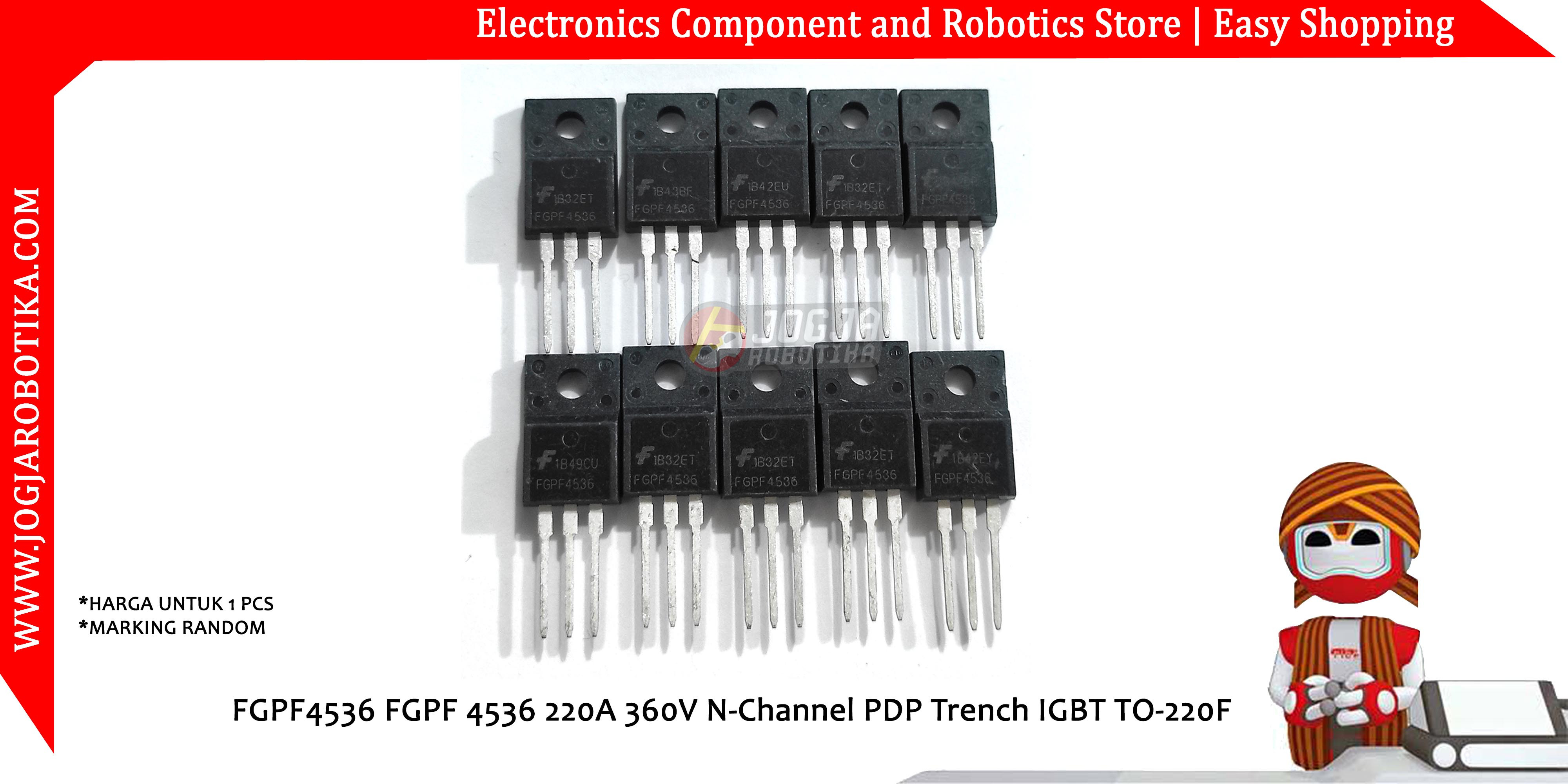FGPF4536 FGPF 4536 220A 360V N-Channel PDP Trench IGBT TO-220F