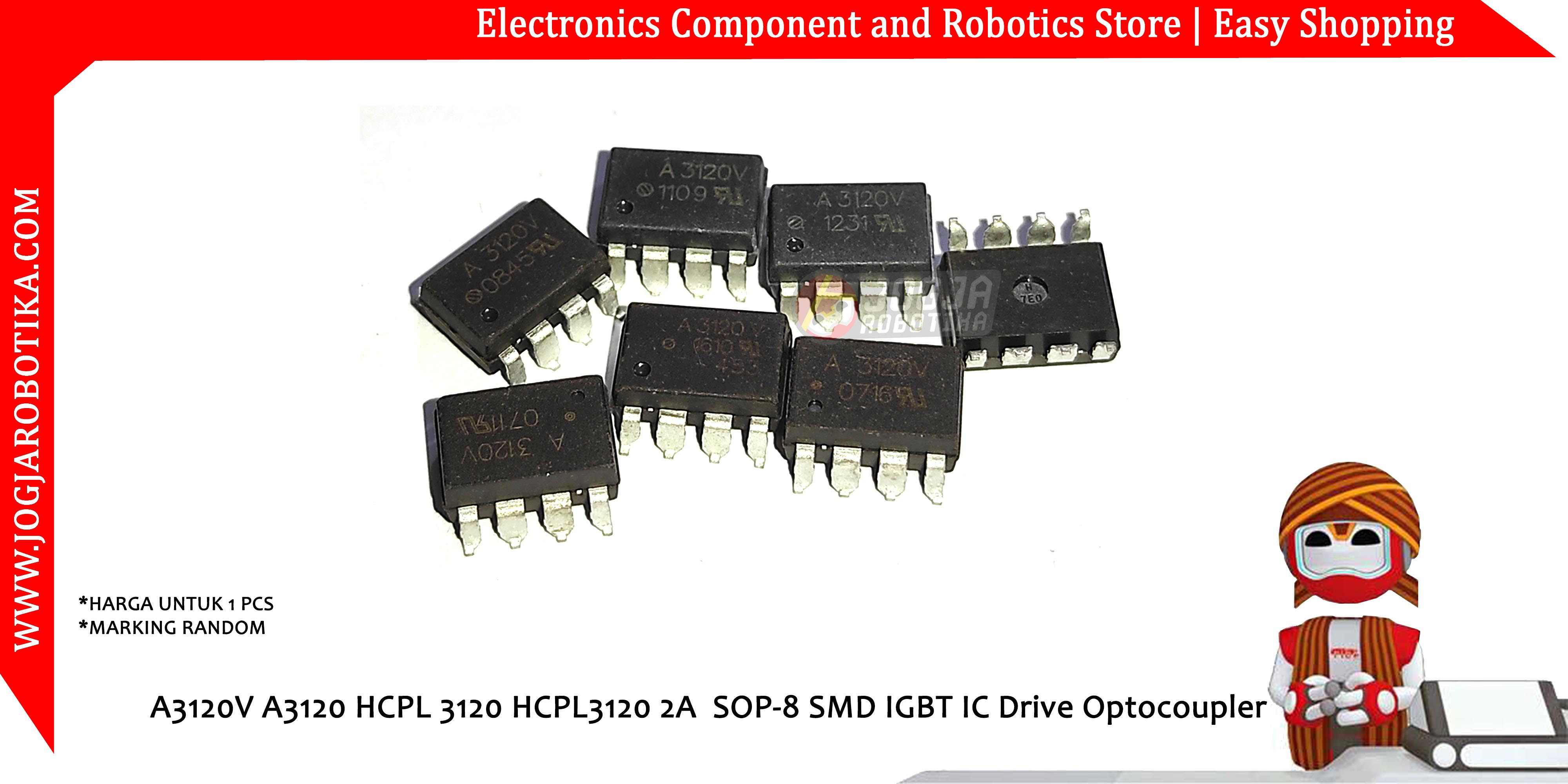 A3120V A3120 HCPL 3120 HCPL3120 2A  SOP-8 SMD IGBT IC Drive Optocoupler