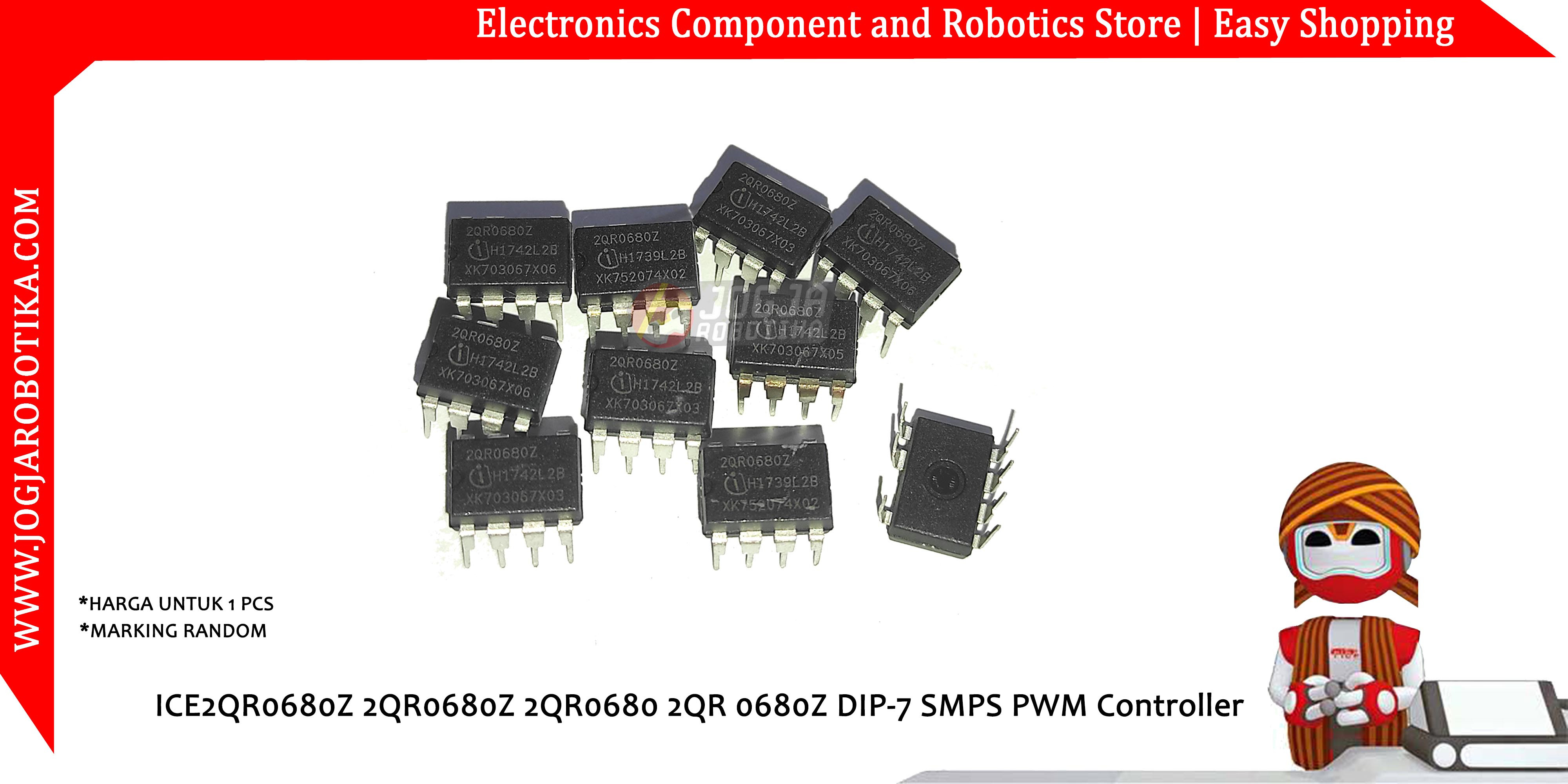 ICE2QR0680Z 2QR0680Z 2QR0680 2QR 0680Z DIP-7 SMPS PWM Controller