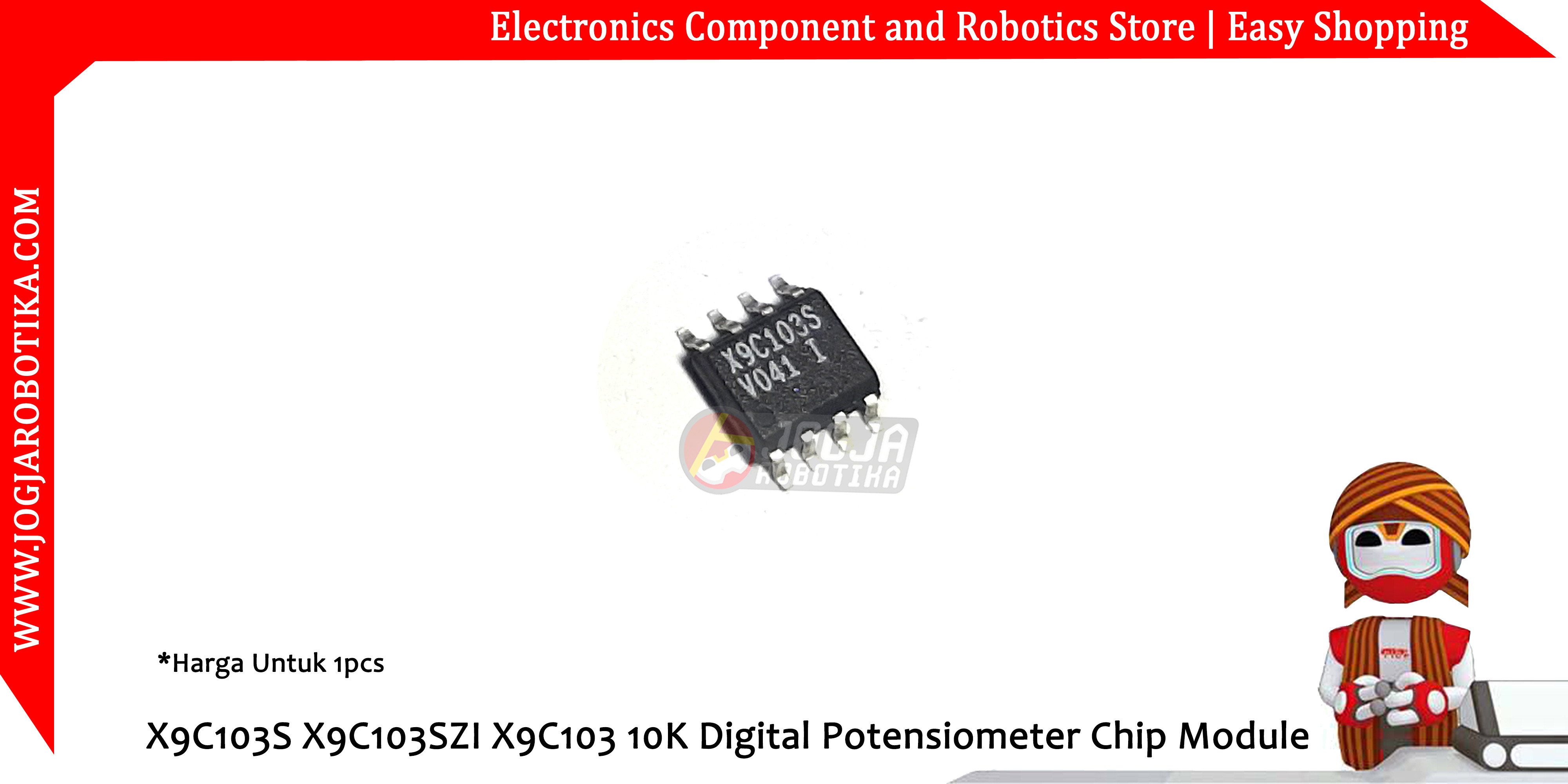 X9C103S X9C103SZI X9C103 10K Digital Potensiometer Chip Module
