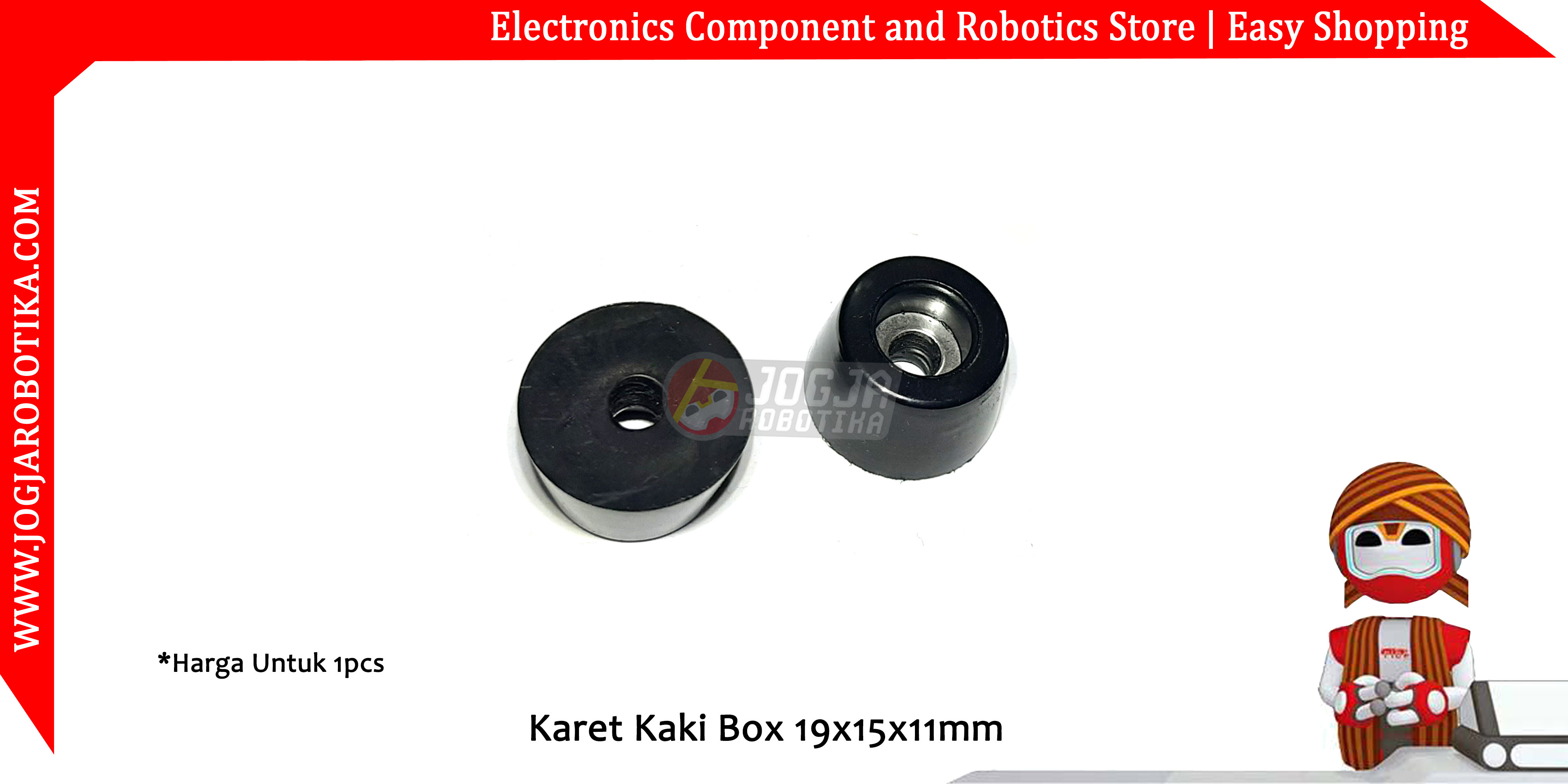 Karet Kaki Box 19x15x11mm
