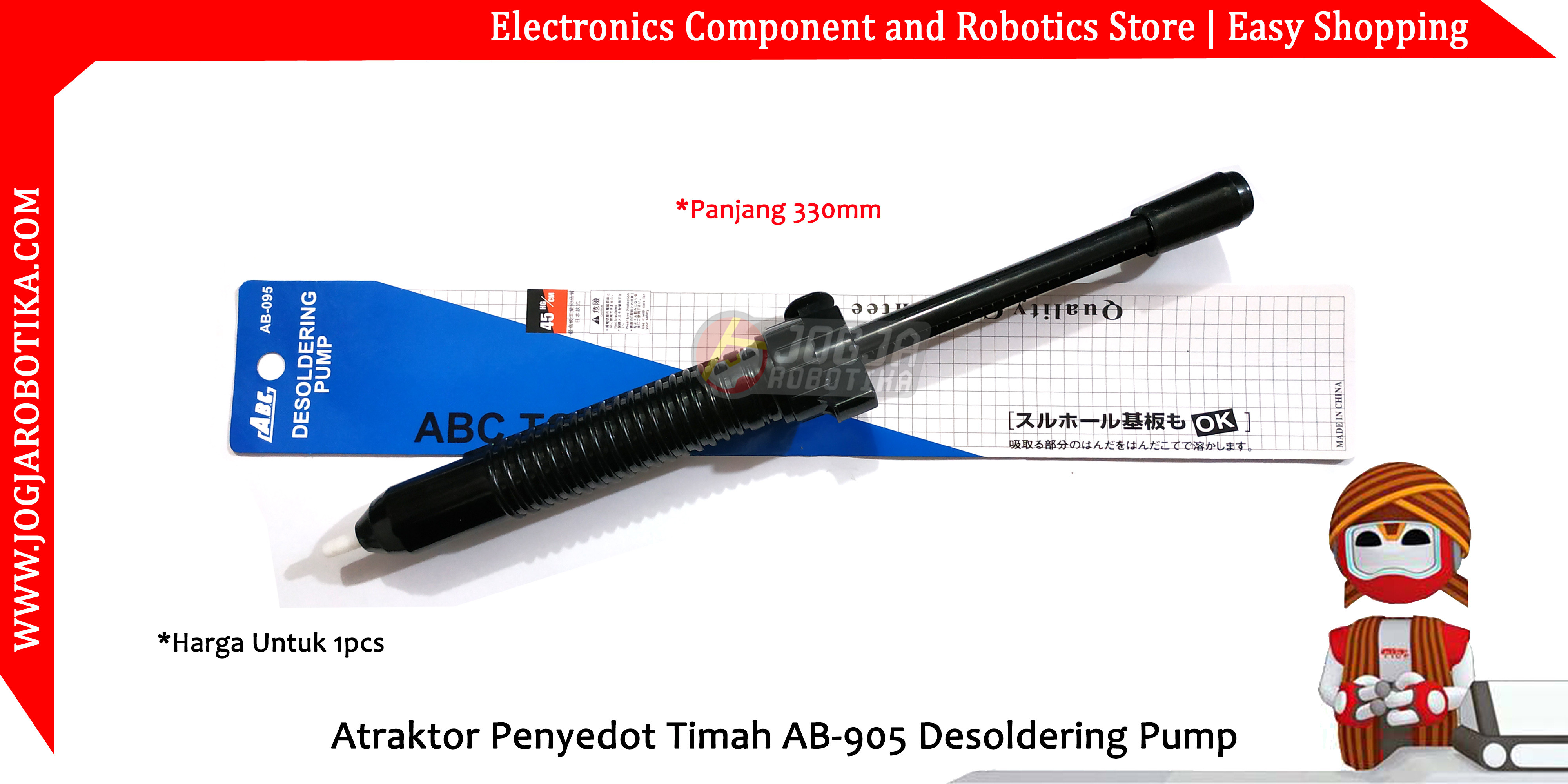 Atraktor Penyedot Timah AB-905 Desoldering Pump