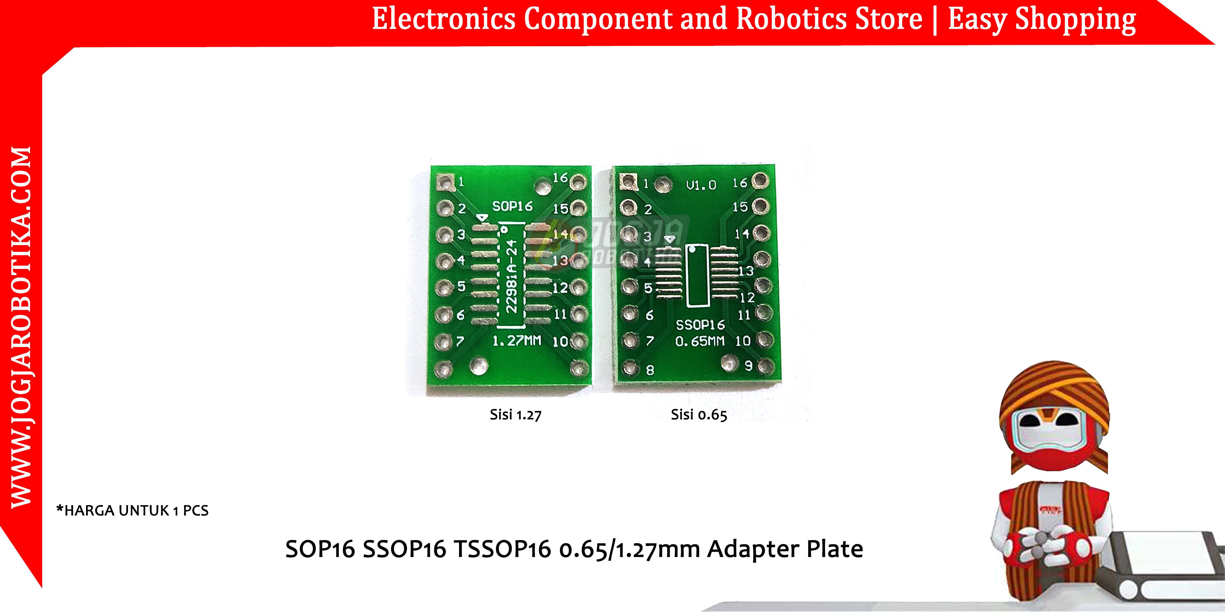 SOP16 SSOP16 TSSOP16 0.65/1.27mm Adapter Plat