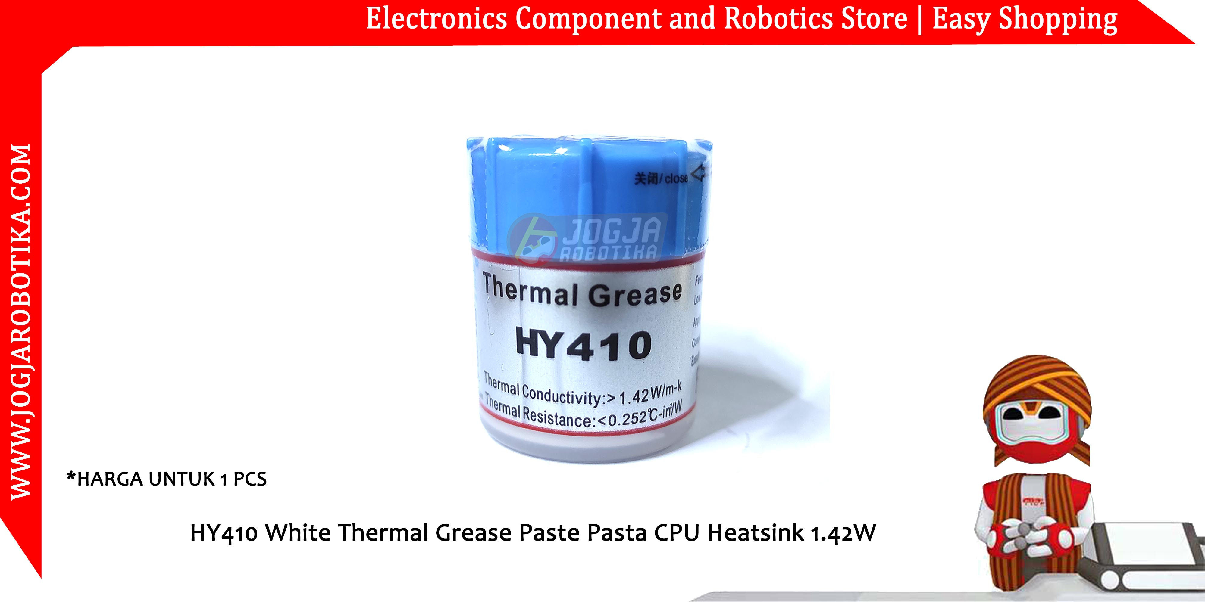 HY410 White Thermal Grease Paste Pasta CPU Heatsink 1.42W