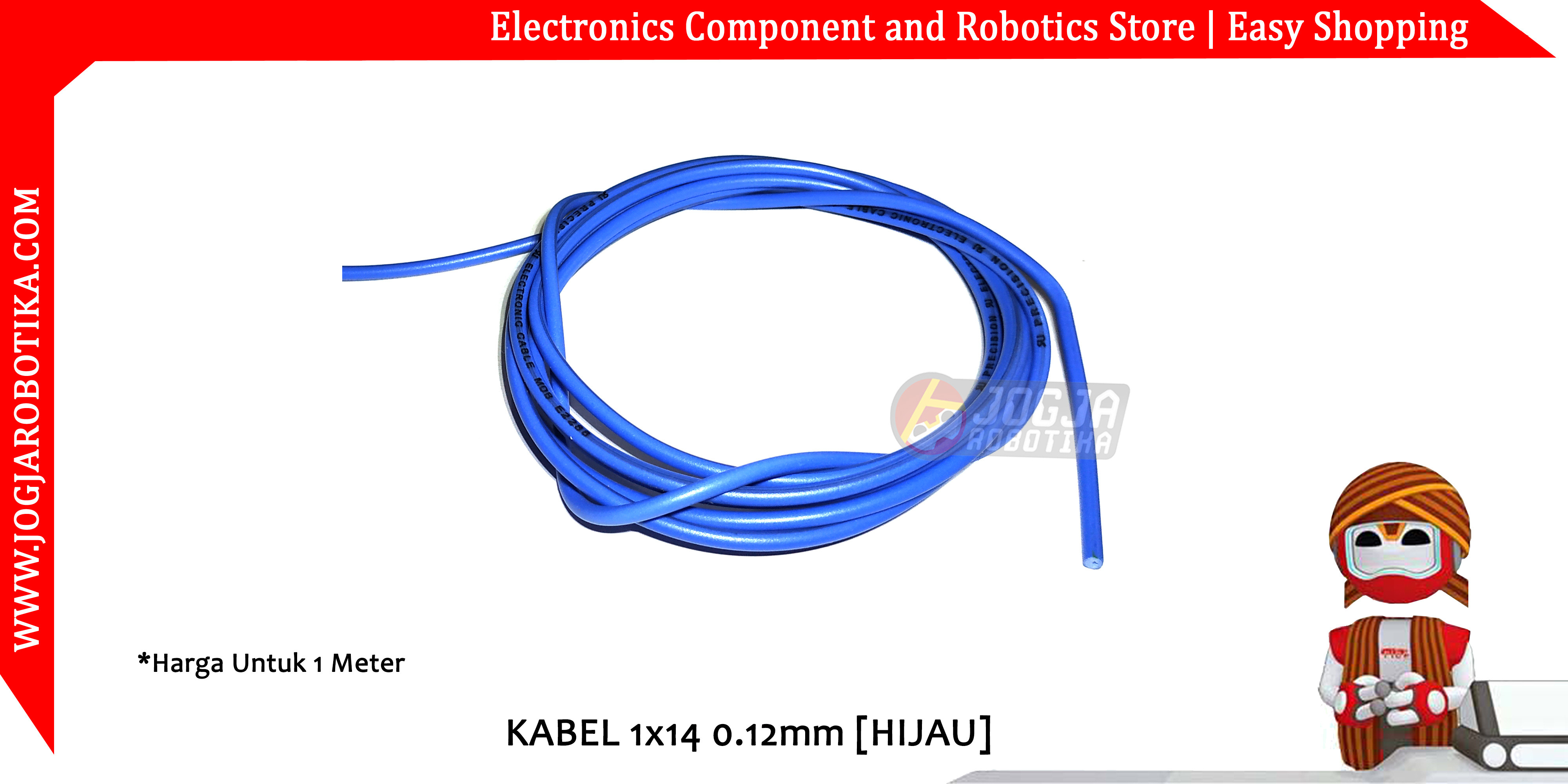 KABEL 1x14 0.12mm [BIRU]