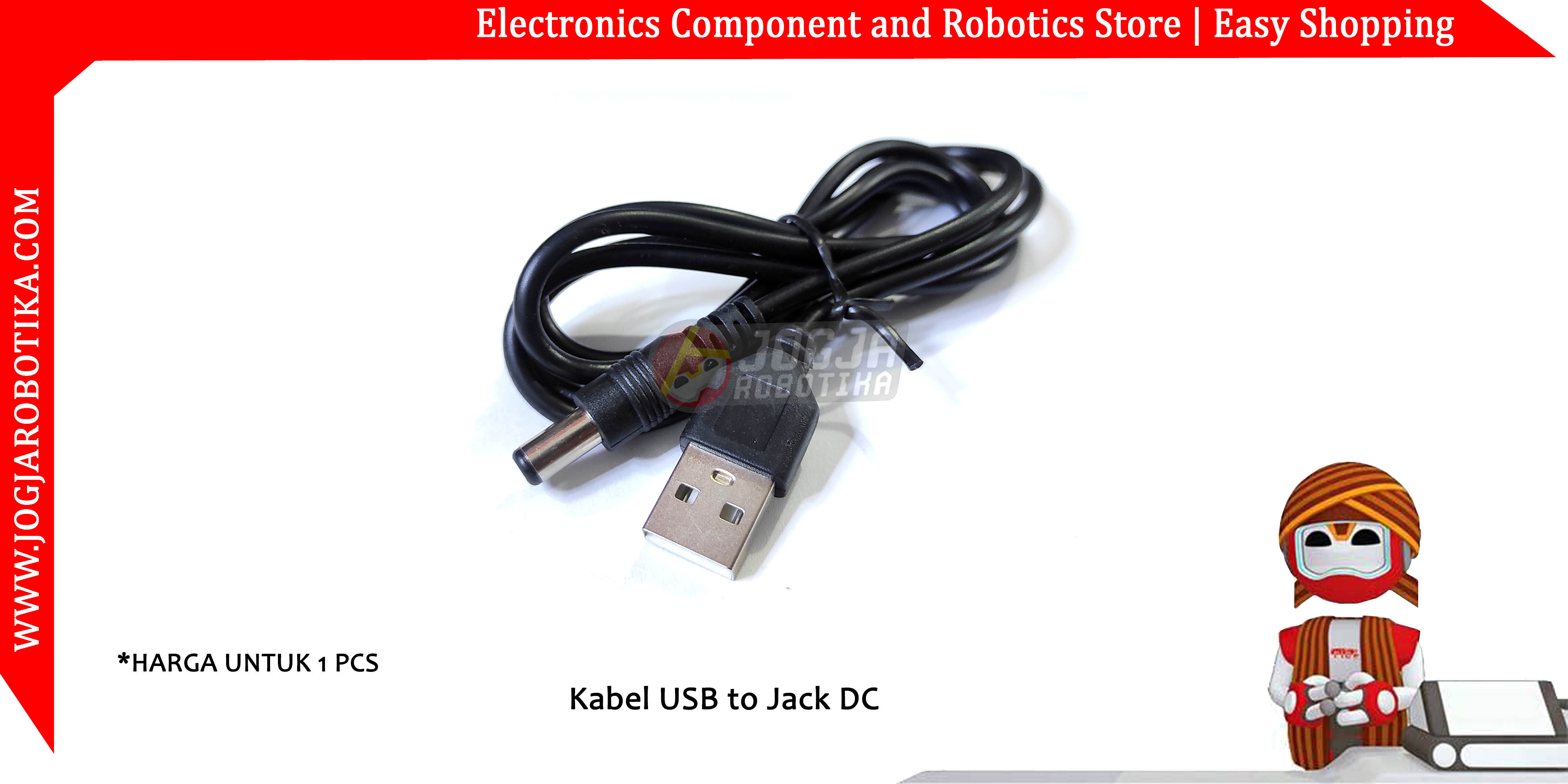 Kabel USB to Jack DC