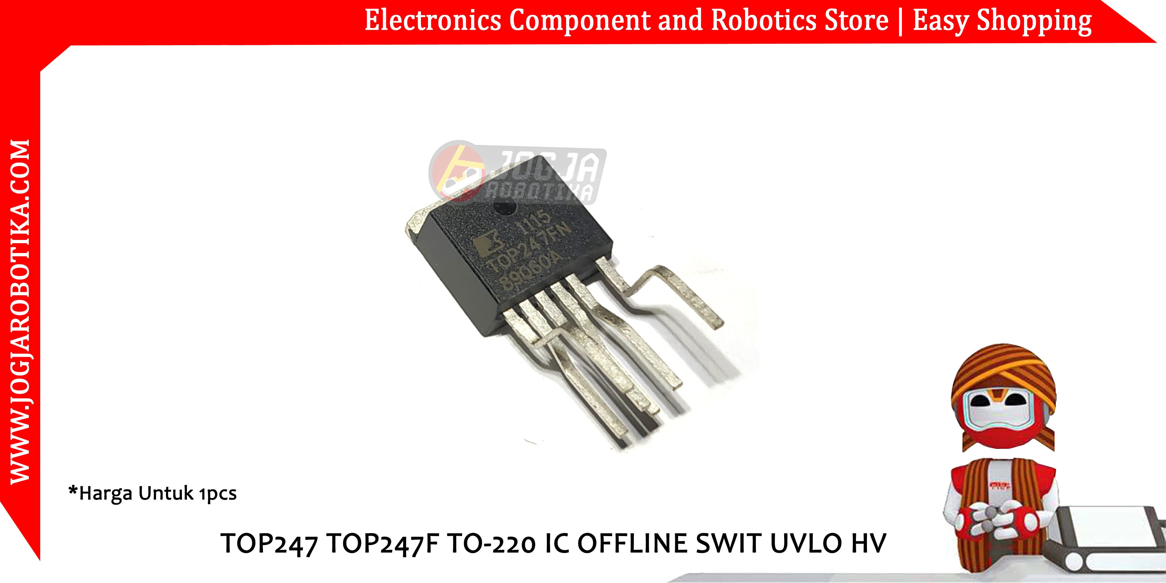IC TOP247 TOP247F TO-262-7C OFFLINE SWITCH UVLO HV