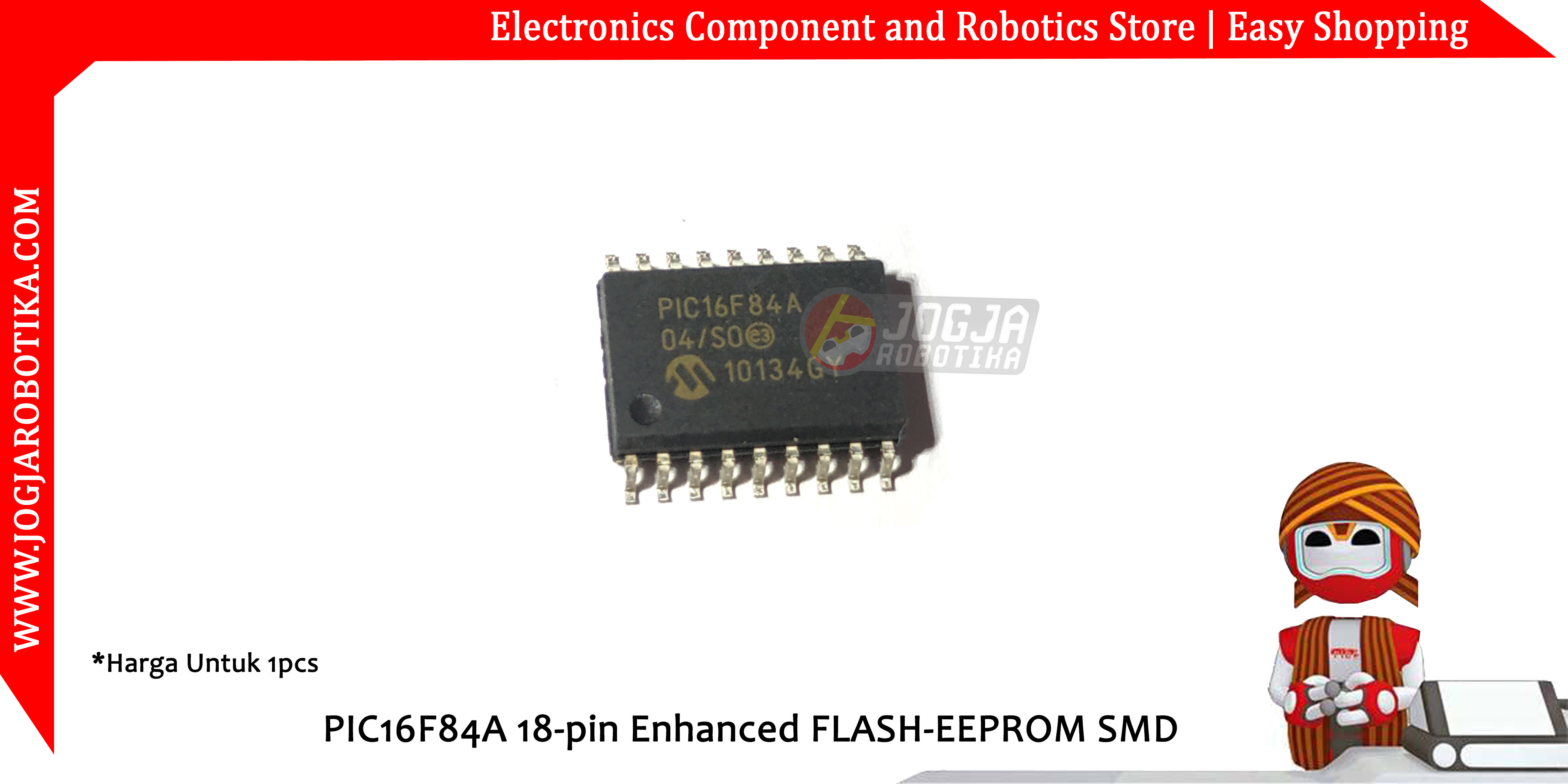PIC16F84A 18-pin Enhanced FLASH-EEPROM