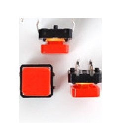 Push Button 4 Kaki 12x12x7.3MM Plus Knop Persegi