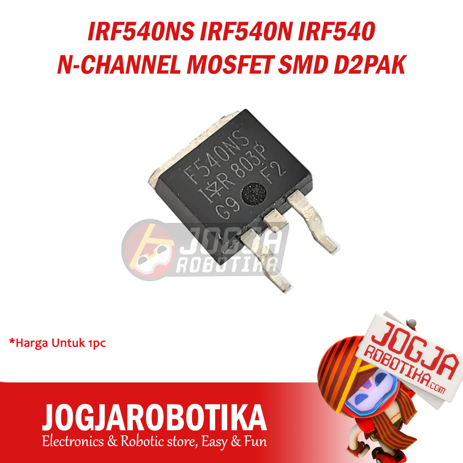 IRF540NS IRF540N IRF540 N-CHANNEL MOSFET SMD D2PAK