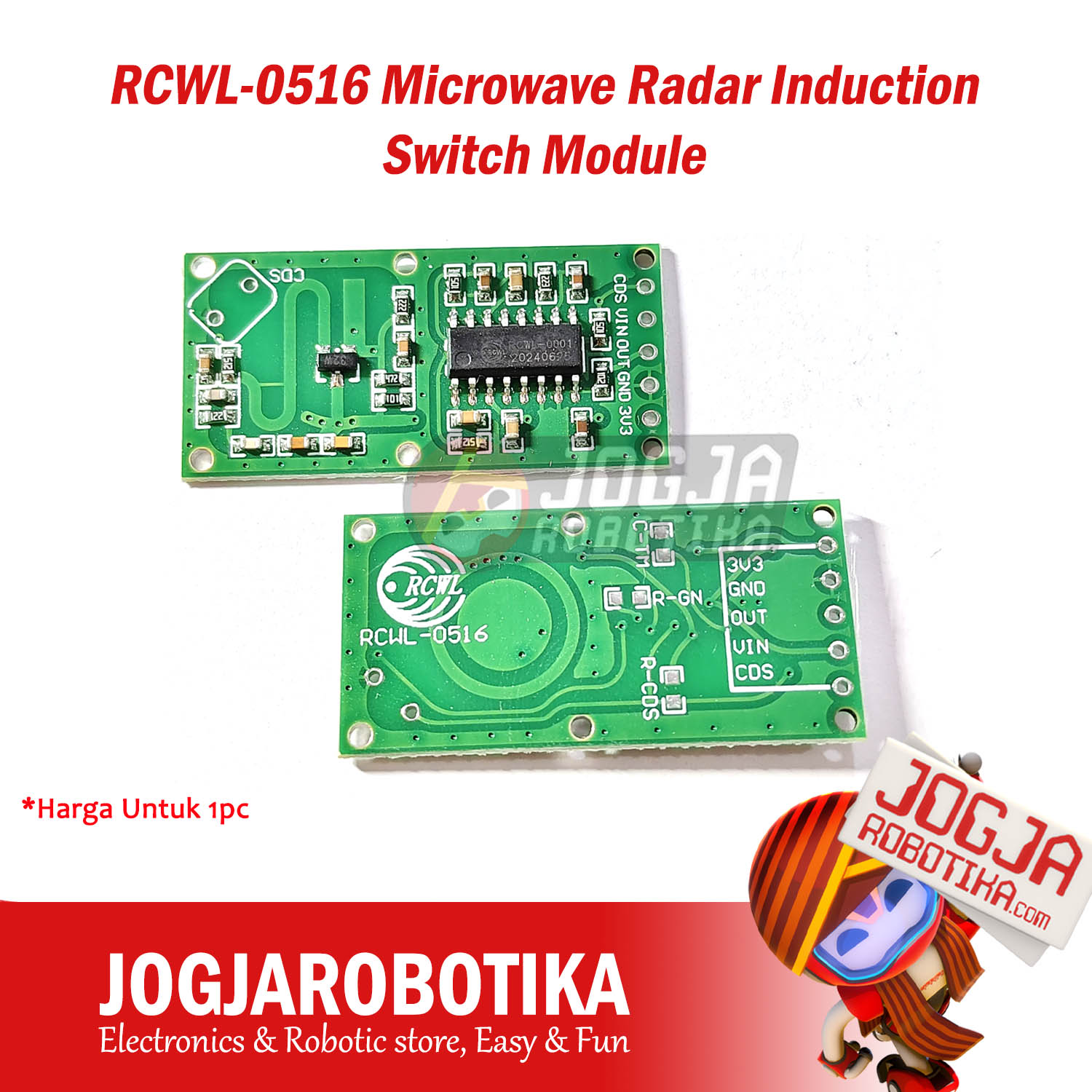 RCWL-0516 Microwave Radar Induction Switch Module