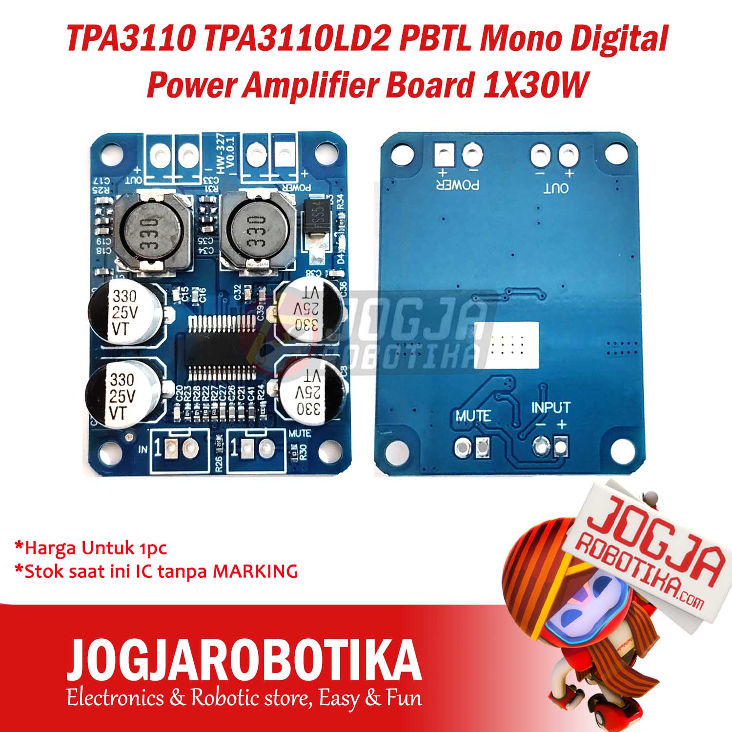 TPA3110 TPA3110LD2 PBTL Mono Digital Power Amplifier Board 1X30W