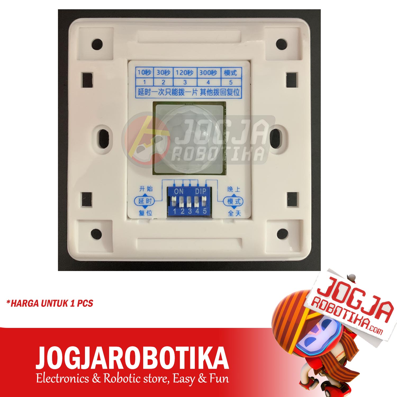 Saklar Otomatis Lampu Sensor Gerak PIR Motion Sensor AC 220V
