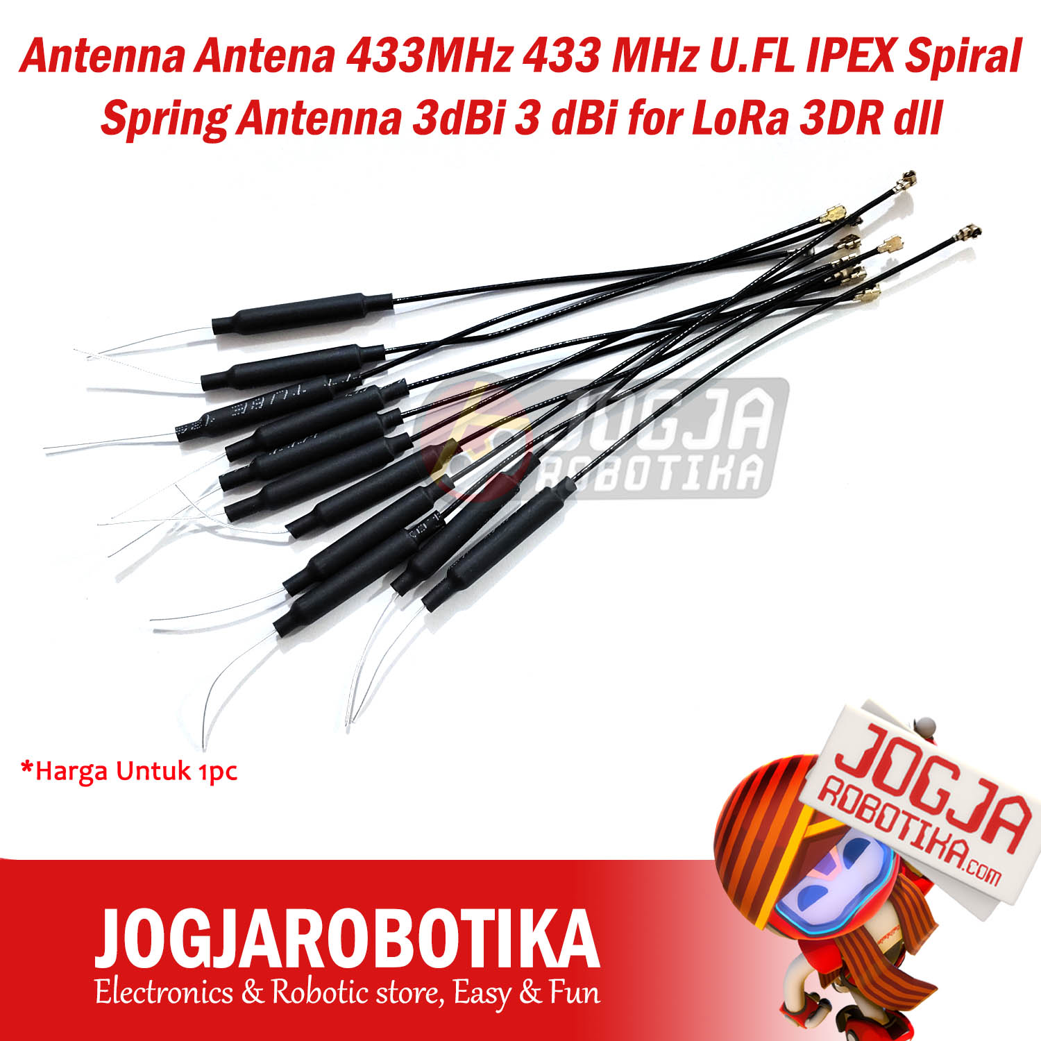 Antenna Antena 433MHz 433 MHz U.FL IPEX Spiral Spring Antenna 3dBi 3 dBi for LoRa 3DR dll
