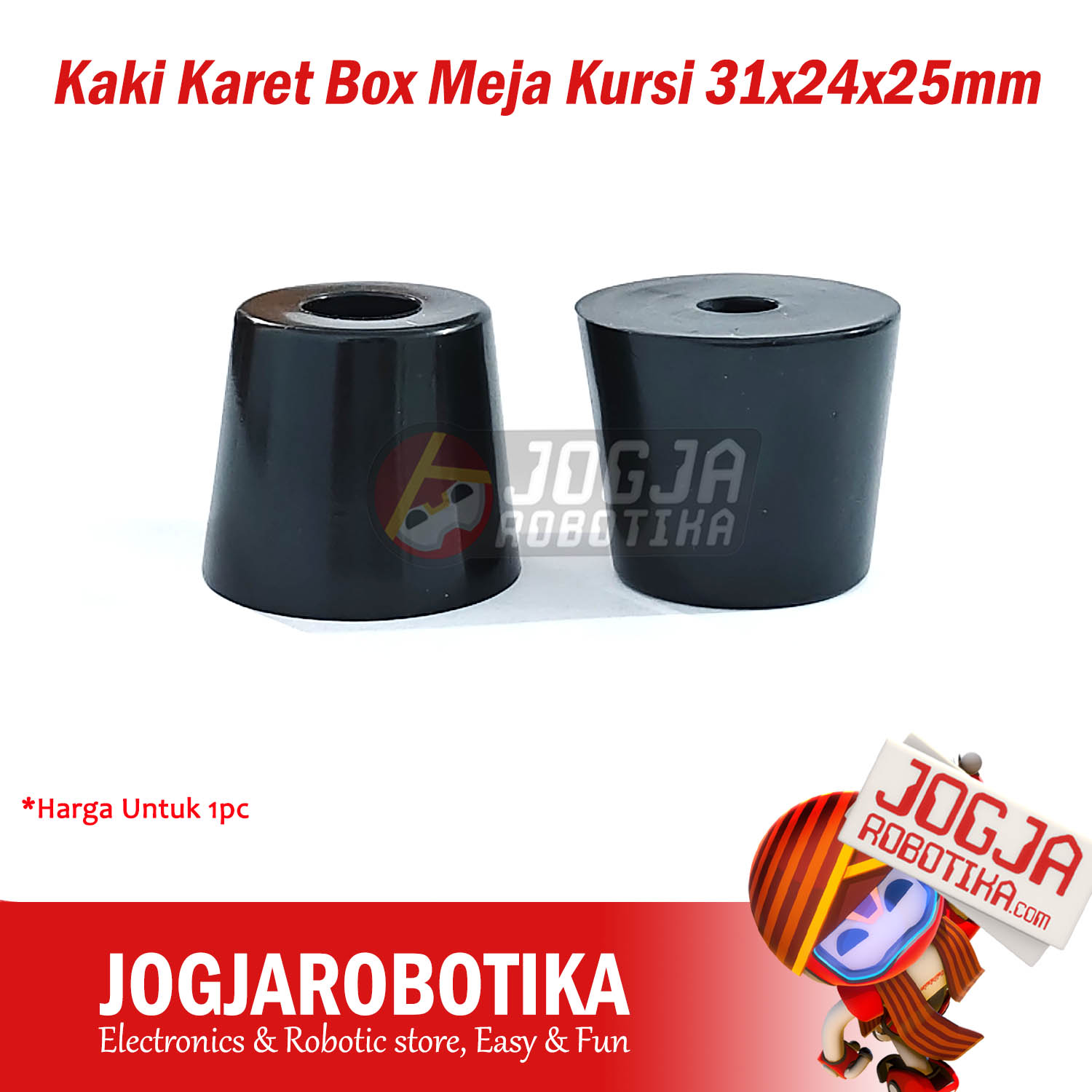 Kaki Karet Box Meja Kursi 31x24x25mm