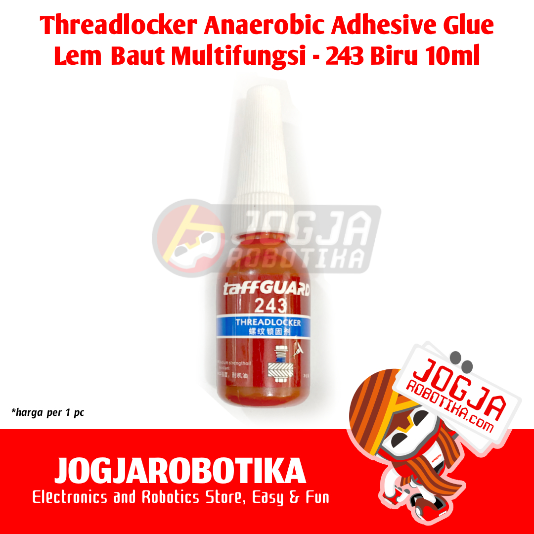 Threadlocker Lem Baut Multifungsi Anaerobic Adhesive Glue 243 Biru 10ml