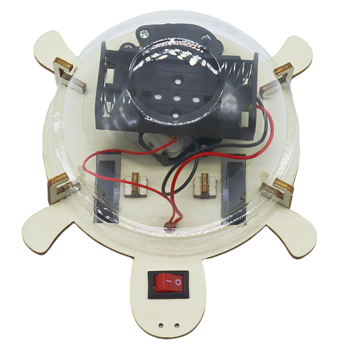 MAINAN DIY ROBOT EDUKASI RAKIT PUZZLE KAYU DESAIN MEKANIKAL KIT PROTOTIPE - KURA KURA